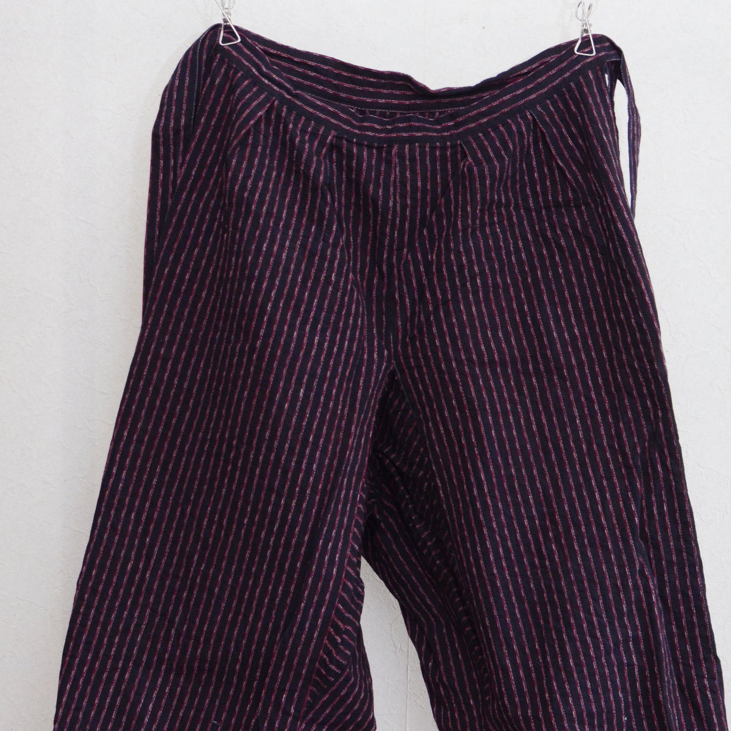 Monpe Pants Noragi Kimono Stripe Pattern Japanese Fabric Vintage