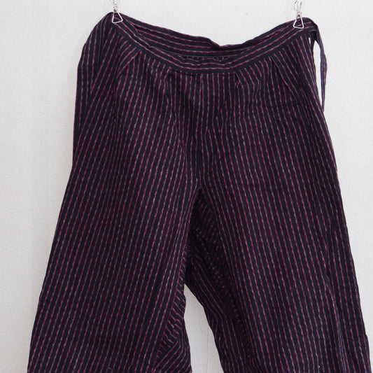 Monpe Pants Noragi Kimono Stripe Pattern Japanese Fabric Vintage