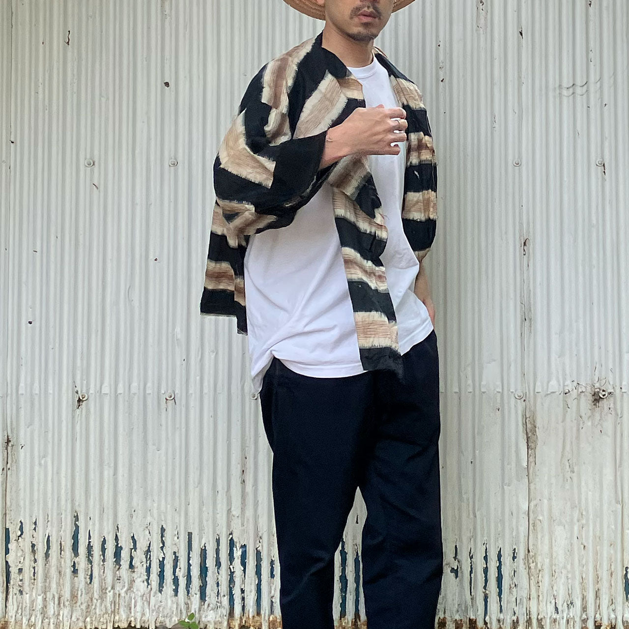 Vintage Showa Era Cotton Fabric Scrap for Upcycling and Craft