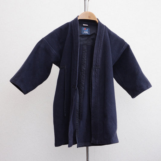 Vintage Japanese sashiko cotton kendo jacket ideal for upcycling and crafts