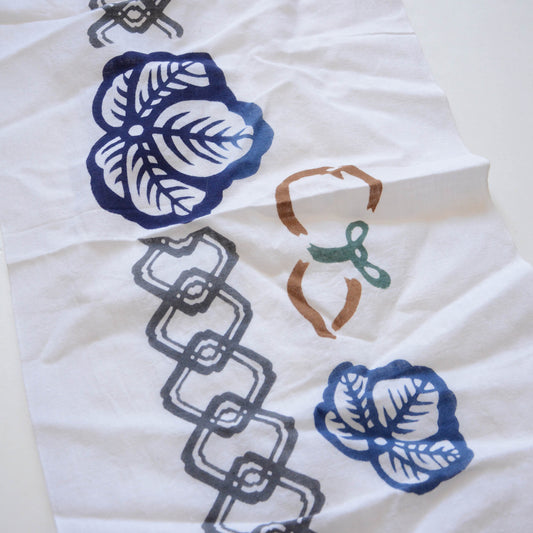 A tenugui towel with a wonderful Japanese pattern design