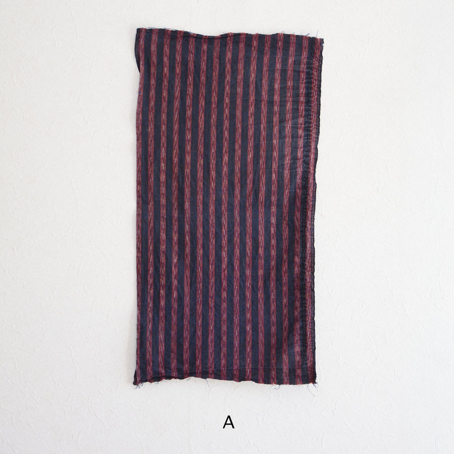 Japanese Fabric Scraps Set Cotton Stripe Pattern Vintage B3