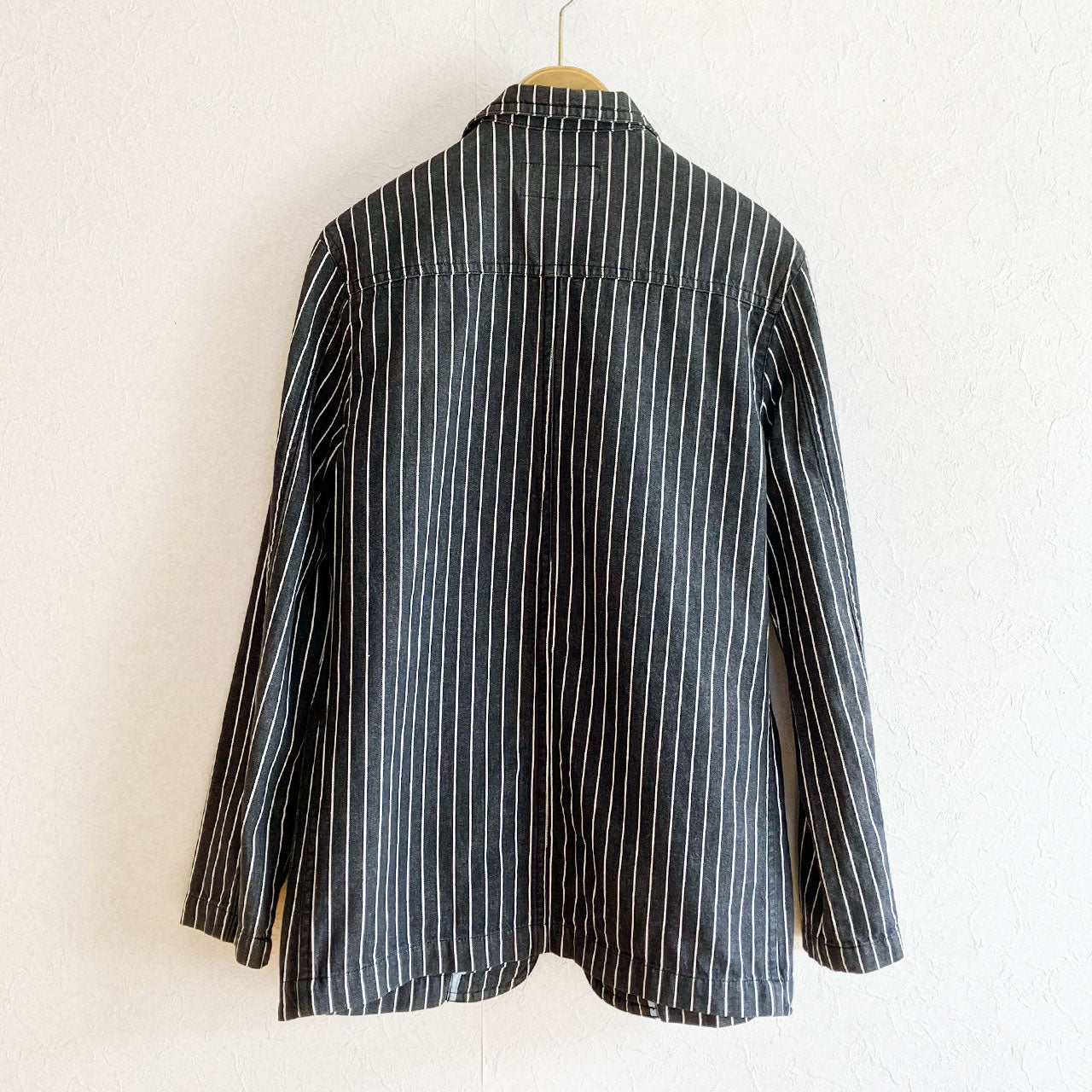 R.NEWBOLD 1990s cotton blazer with stripes