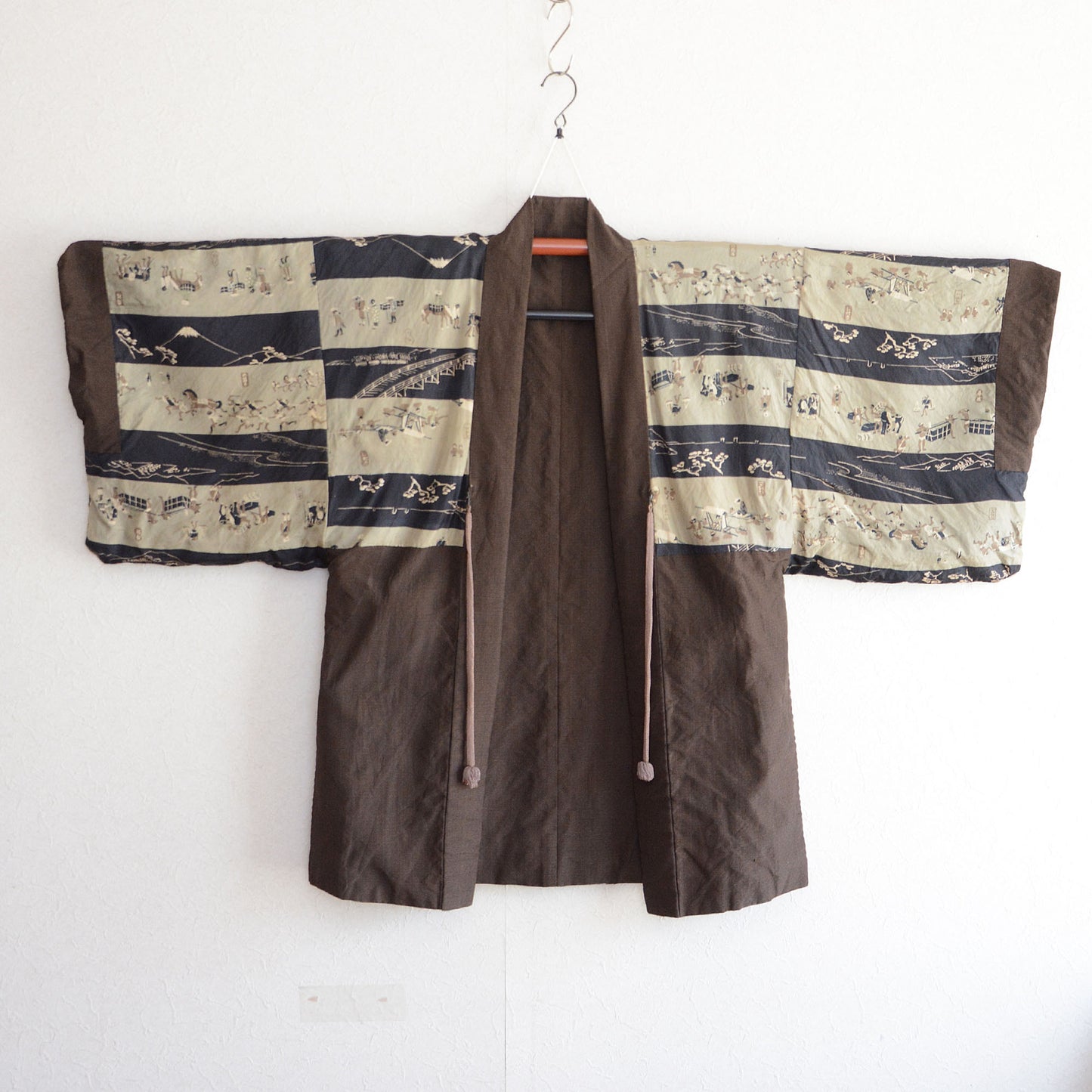 Haori Kimono Japanese For Men Vintage Jacket Uramasari Travel Illustrations