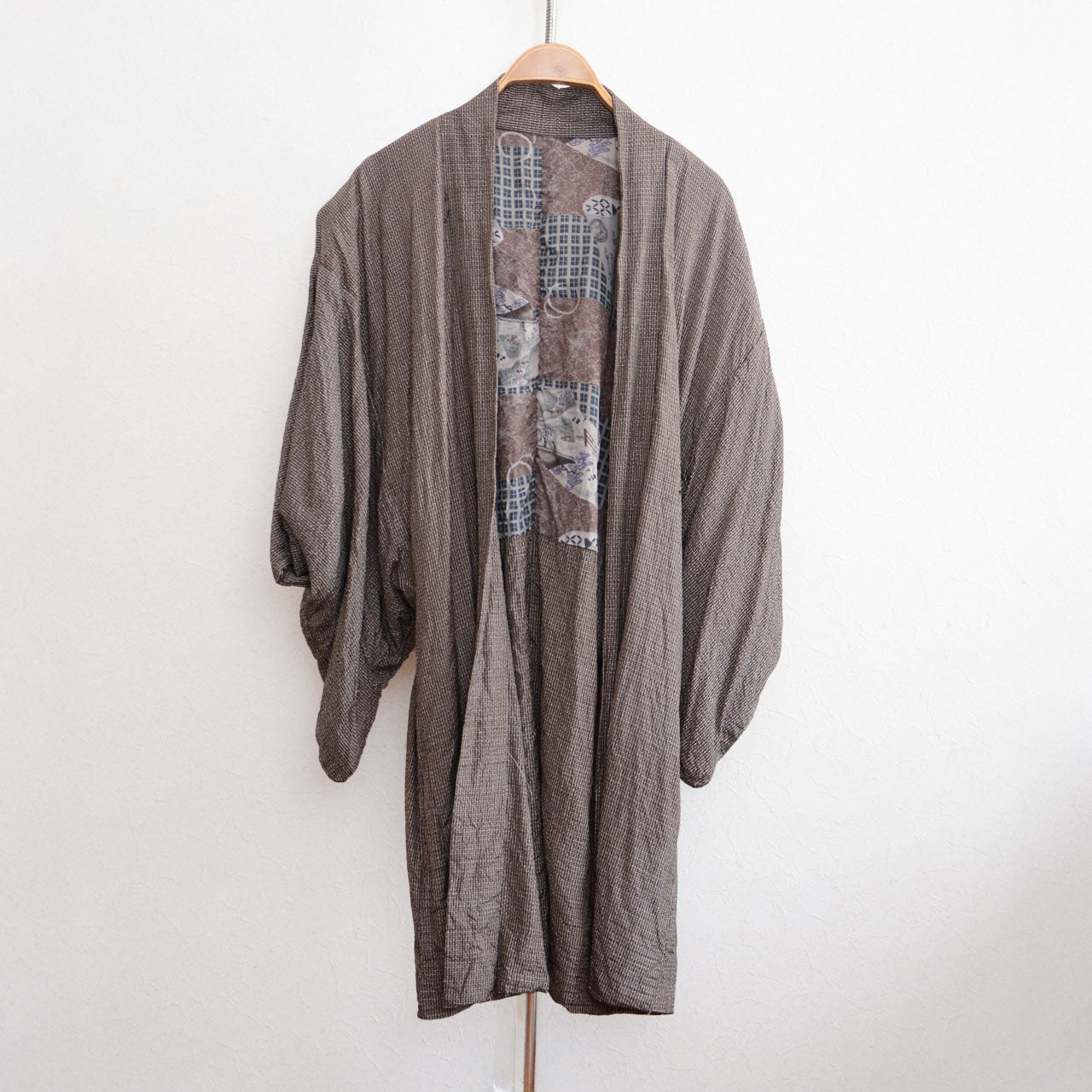 Vintage Japanese Men's Haori Kimono | Traditional Patterned Jacket | Antique Kimono Coat