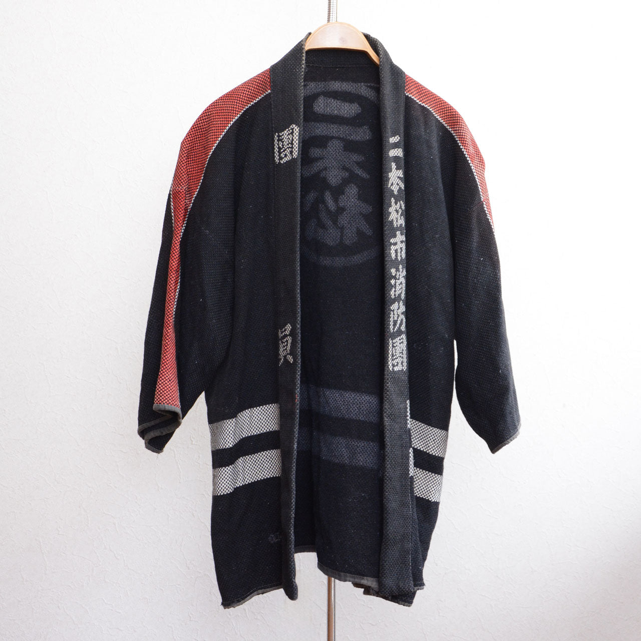 Vintage Japanese Firefighter Jacket / Sashiko Hanten / 1960s