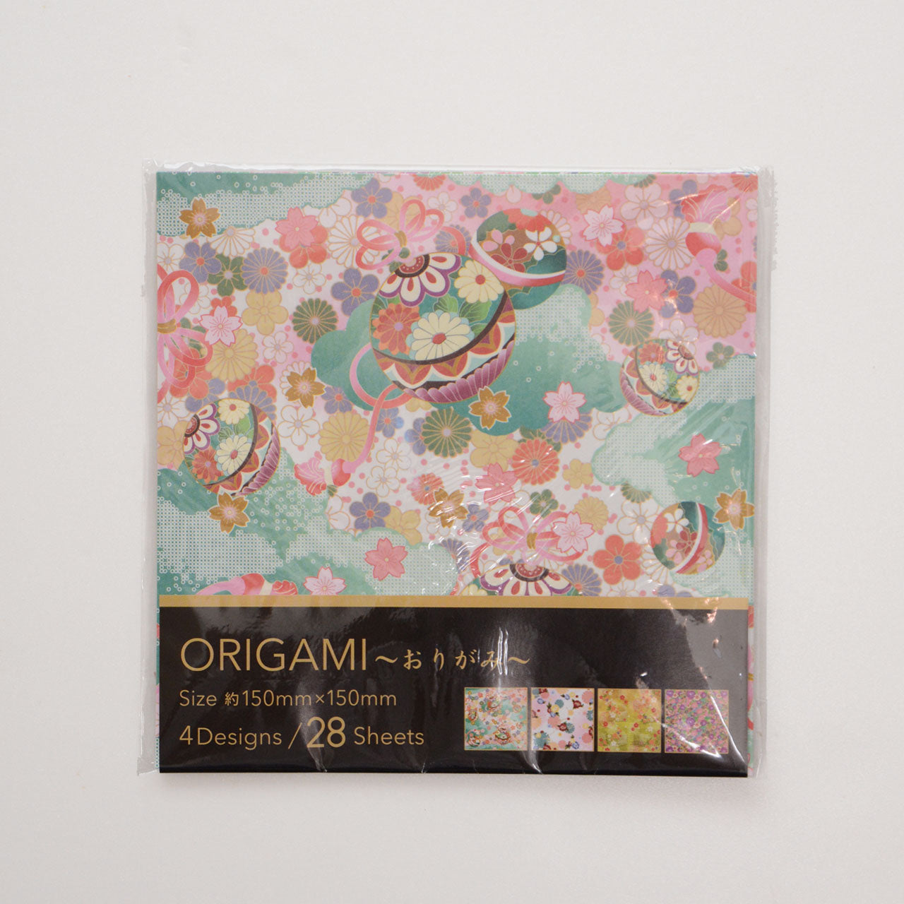 28 sheets of colorful origami paper for crafting