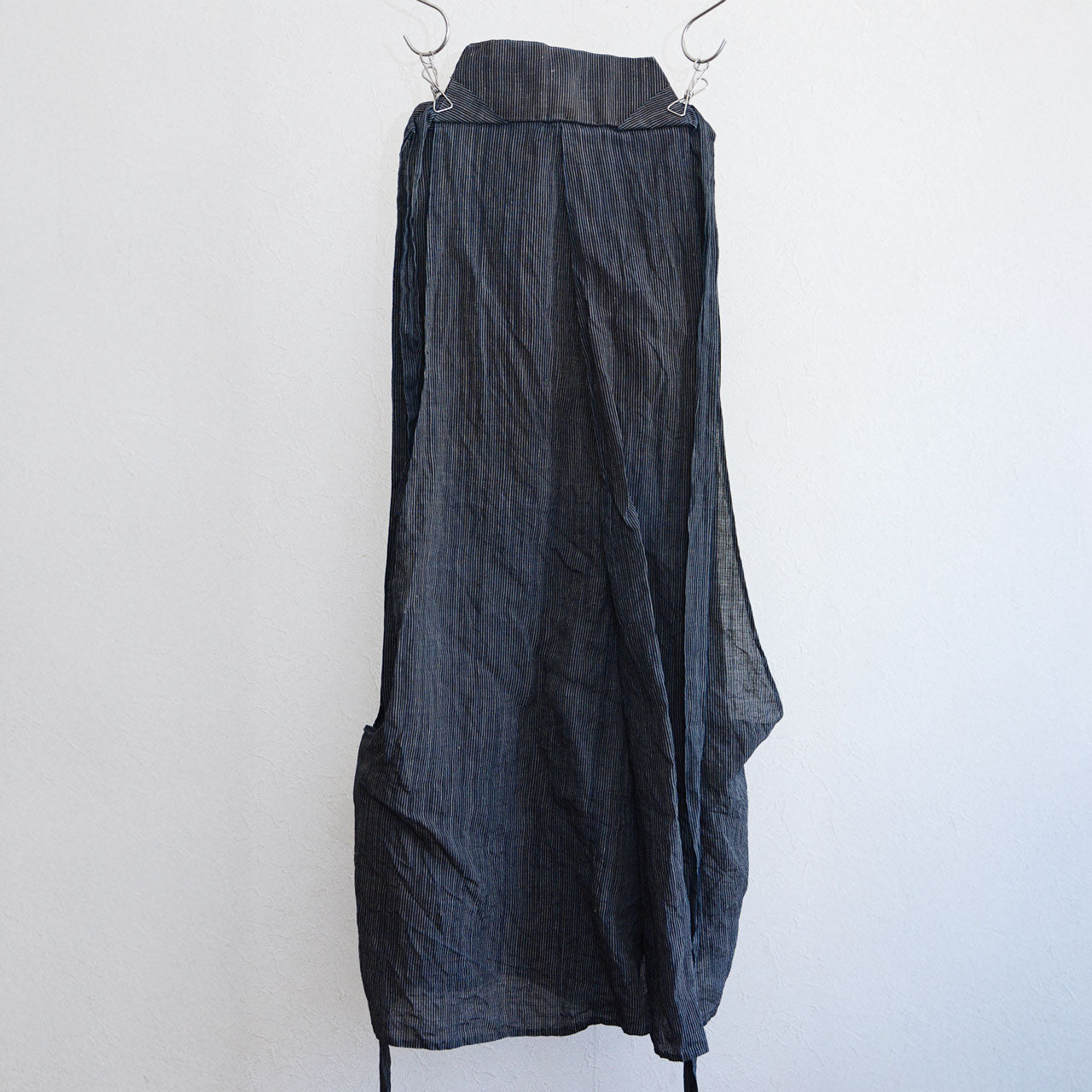 Traditional Japanese divided trousers known as umanori hakama