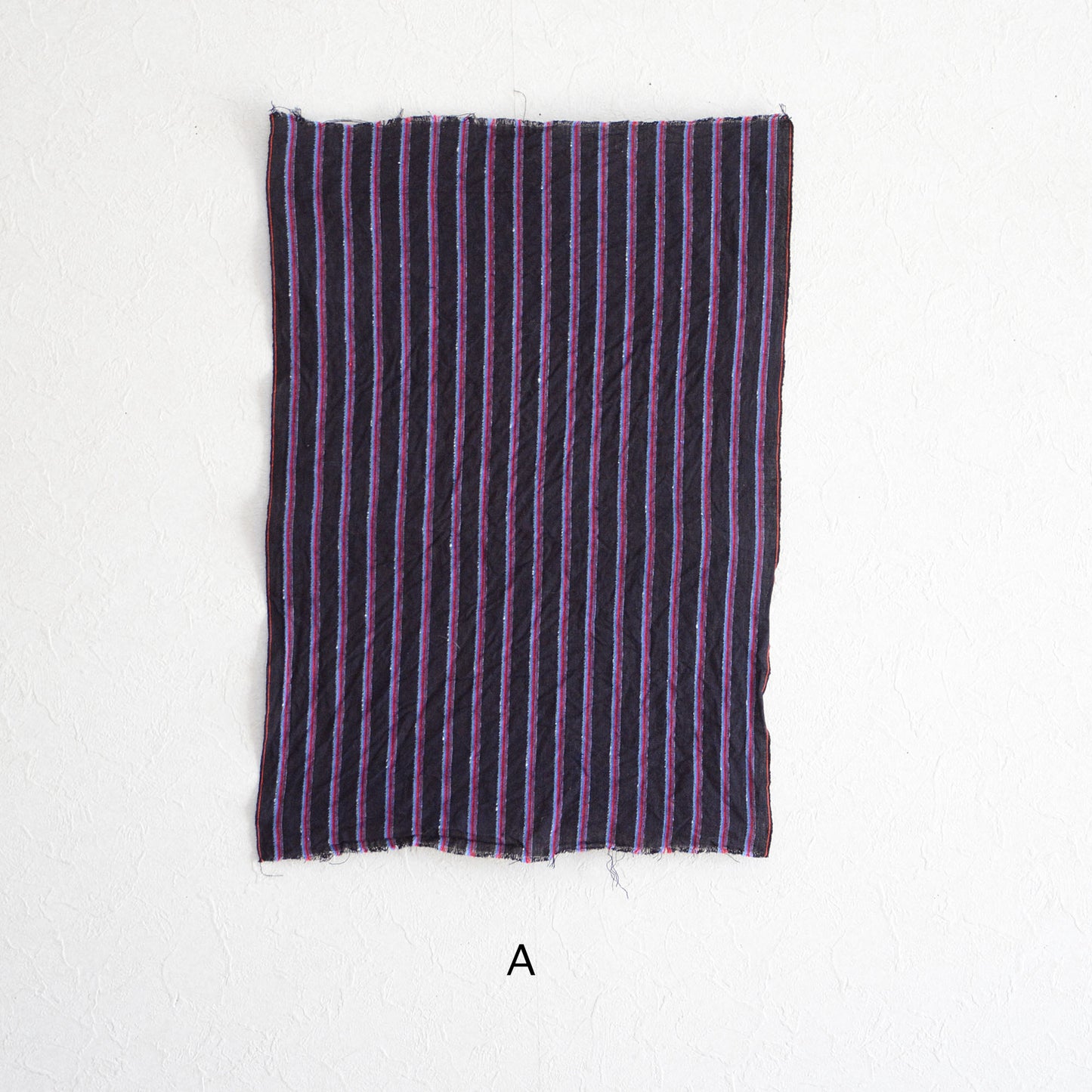 Vintage Japanese Fabric Scraps Set Cotton Stripe Pattern Vintage B10