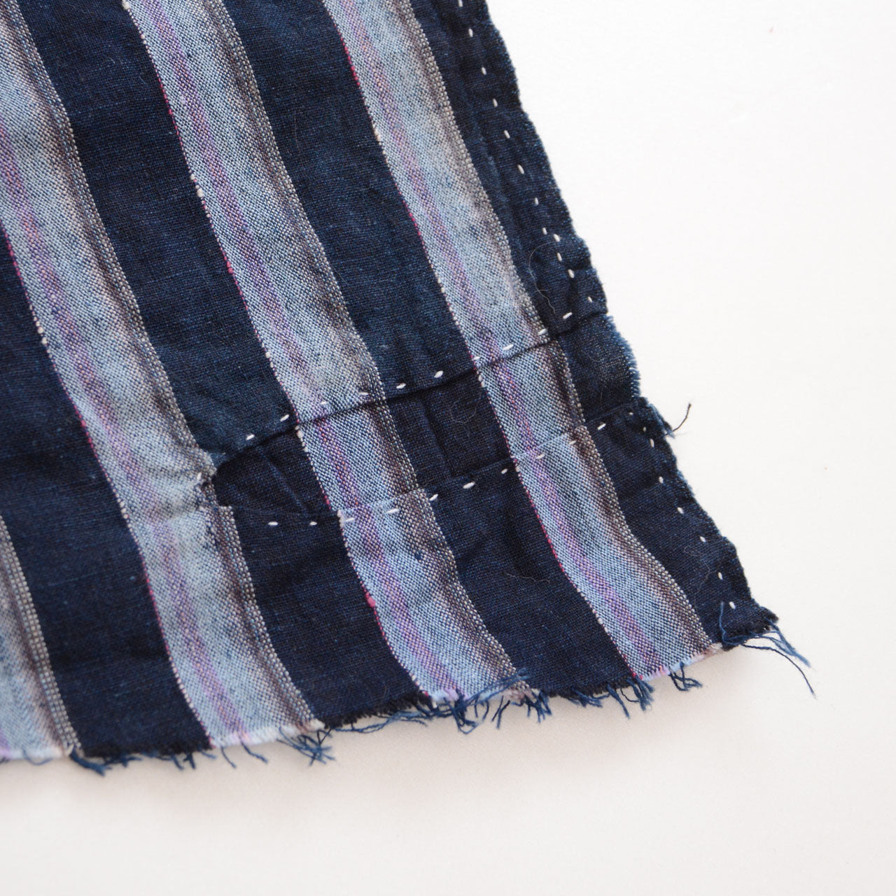 Set of three antique Japanese cotton textile pieces from early to mid-Showa era