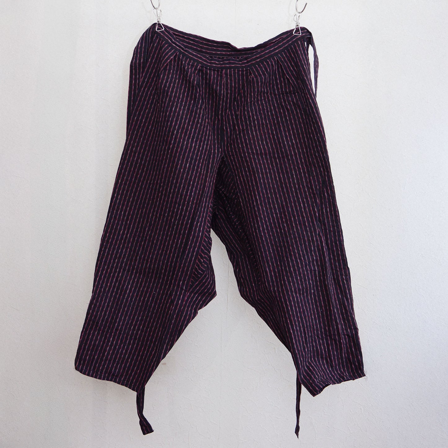 Monpe Pants Noragi Kimono Stripe Pattern Japanese Fabric Vintage