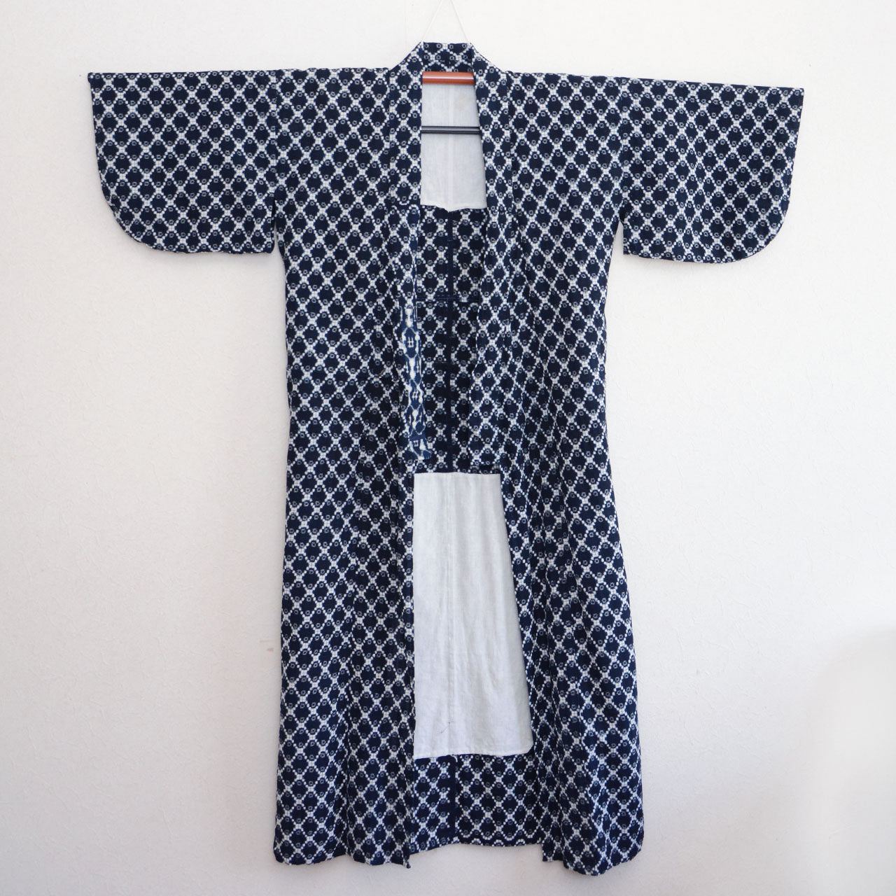 Traditional Cotton Kimono from Showa Era Japan