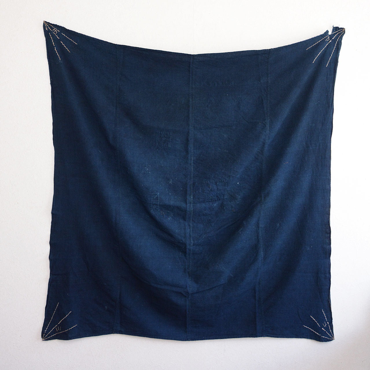 Early 20th-century Japanese textile with patchwork and hand-stitched repairs
