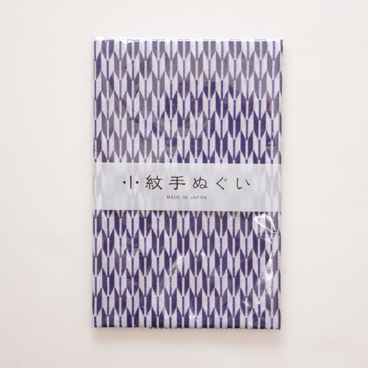Japanese tenugui displayed as minimalist wall decor