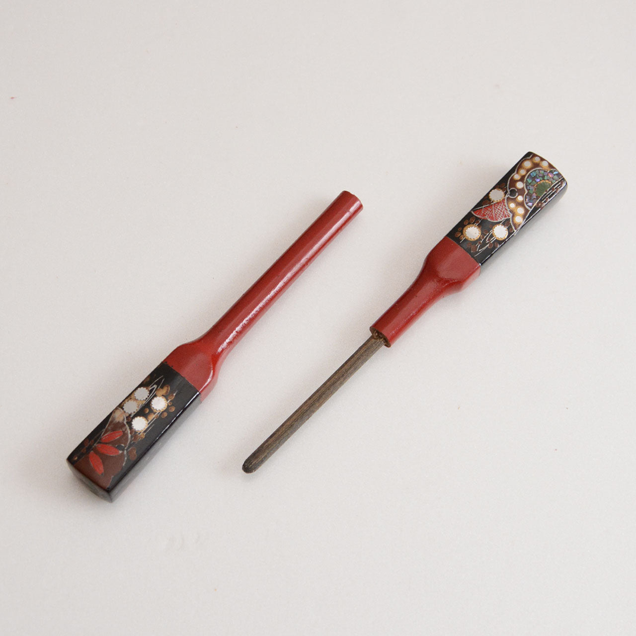 Japanese lacquered hair accessories