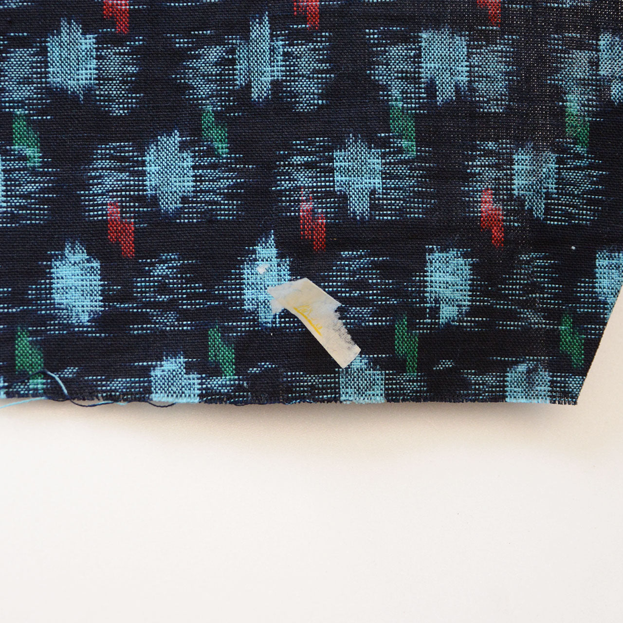 Rare one-of-a-kind Japanese kasuri indigo textile, ideal for remaking or display