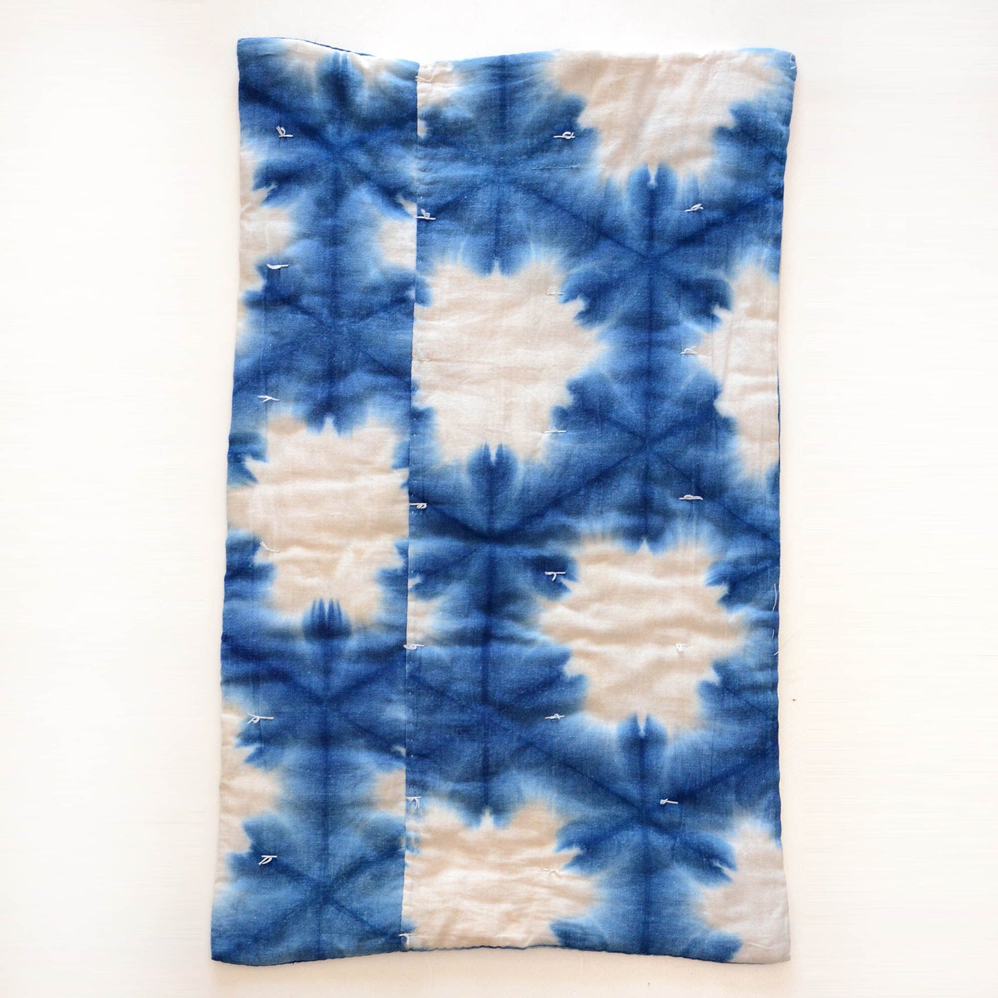 Shibori Fabric Japan Vintage Cotton Textile Cushion Zabuton