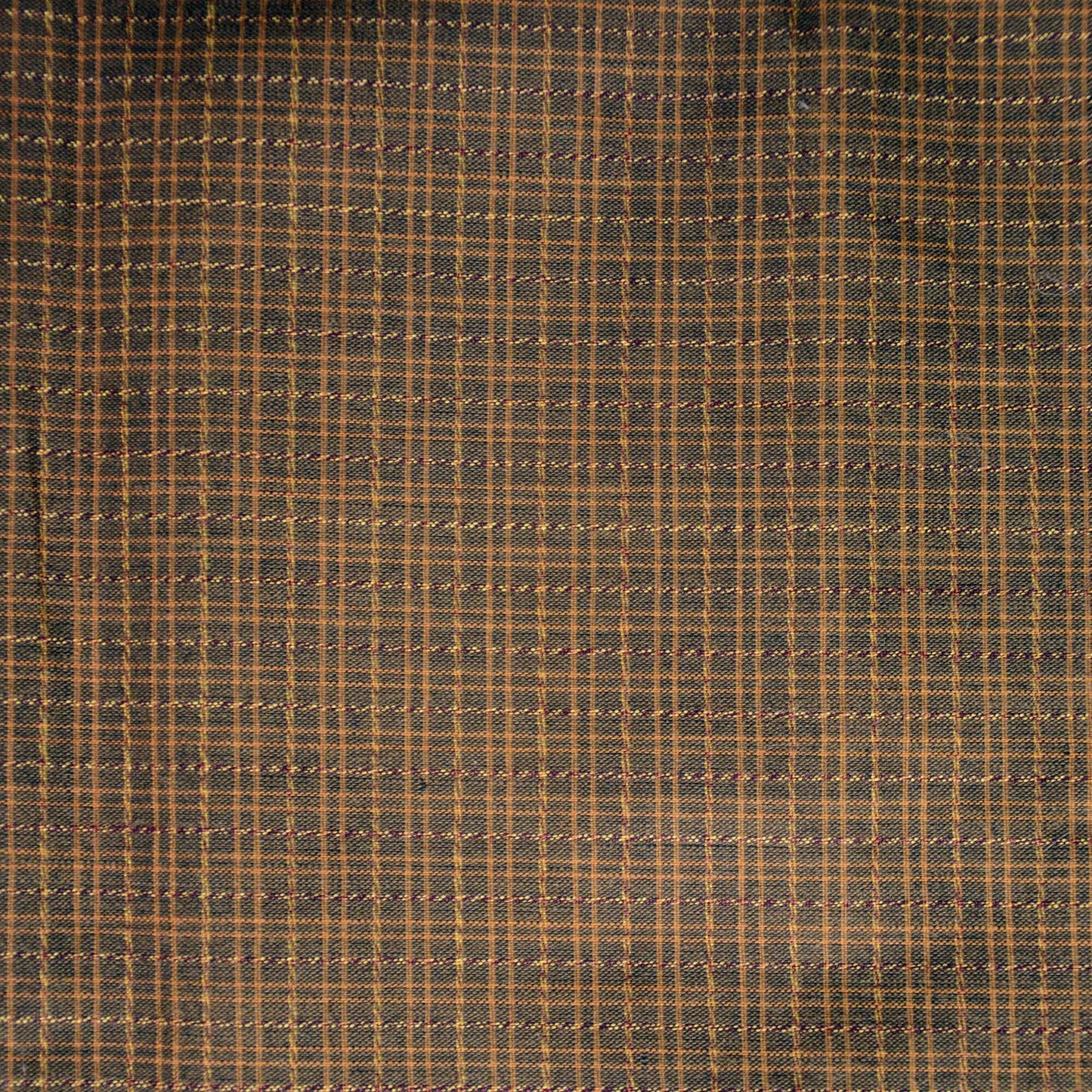 japanese fabric vintage cotton textile checkered pattern deadstock A2