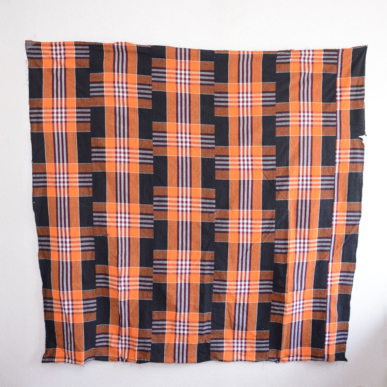 old Japanese futon fabric unstitched for reuse