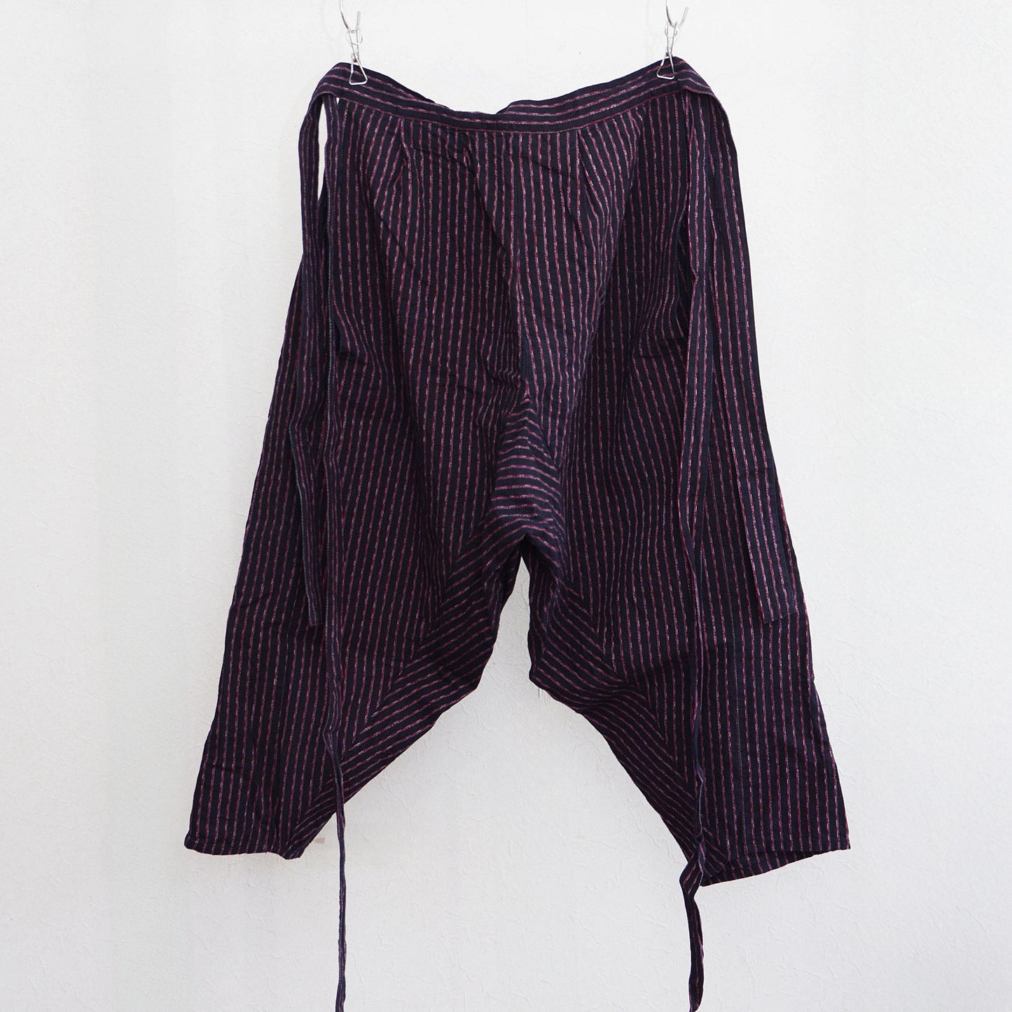 Monpe Pants Noragi Kimono Stripe Pattern Japanese Fabric Vintage