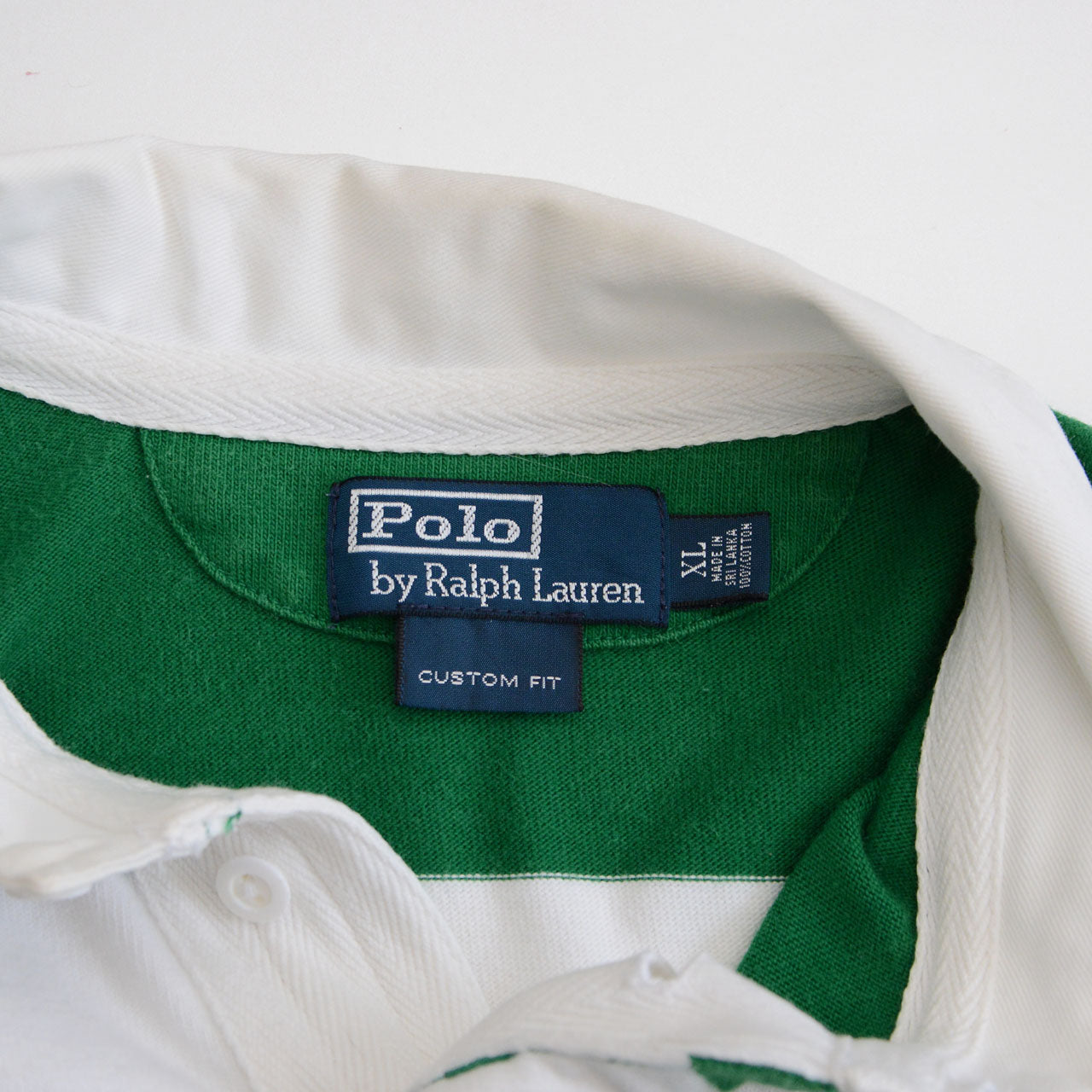 A striped cotton rugby shirt by Polo by Ralph Lauren from the 1990s