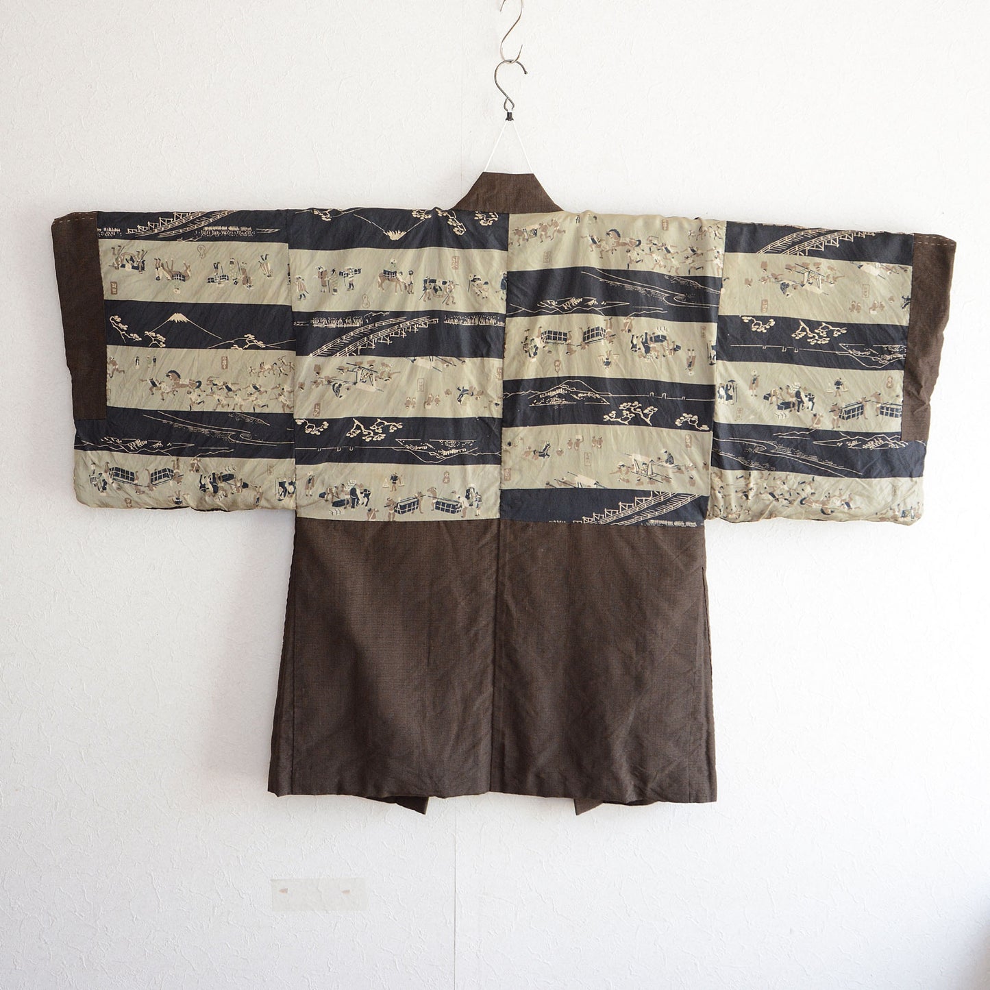 Haori Kimono Japanese For Men Vintage Jacket Uramasari Travel Illustrations