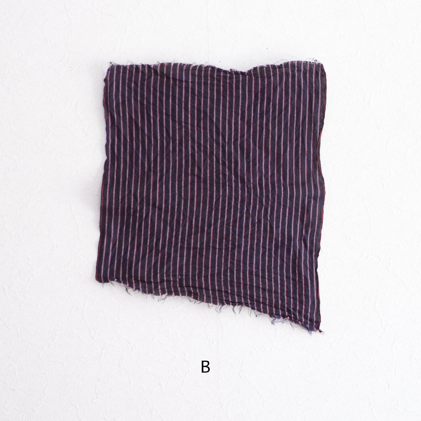 Vintage Japanese Fabric Scraps Set Cotton Stripe Pattern Vintage B9