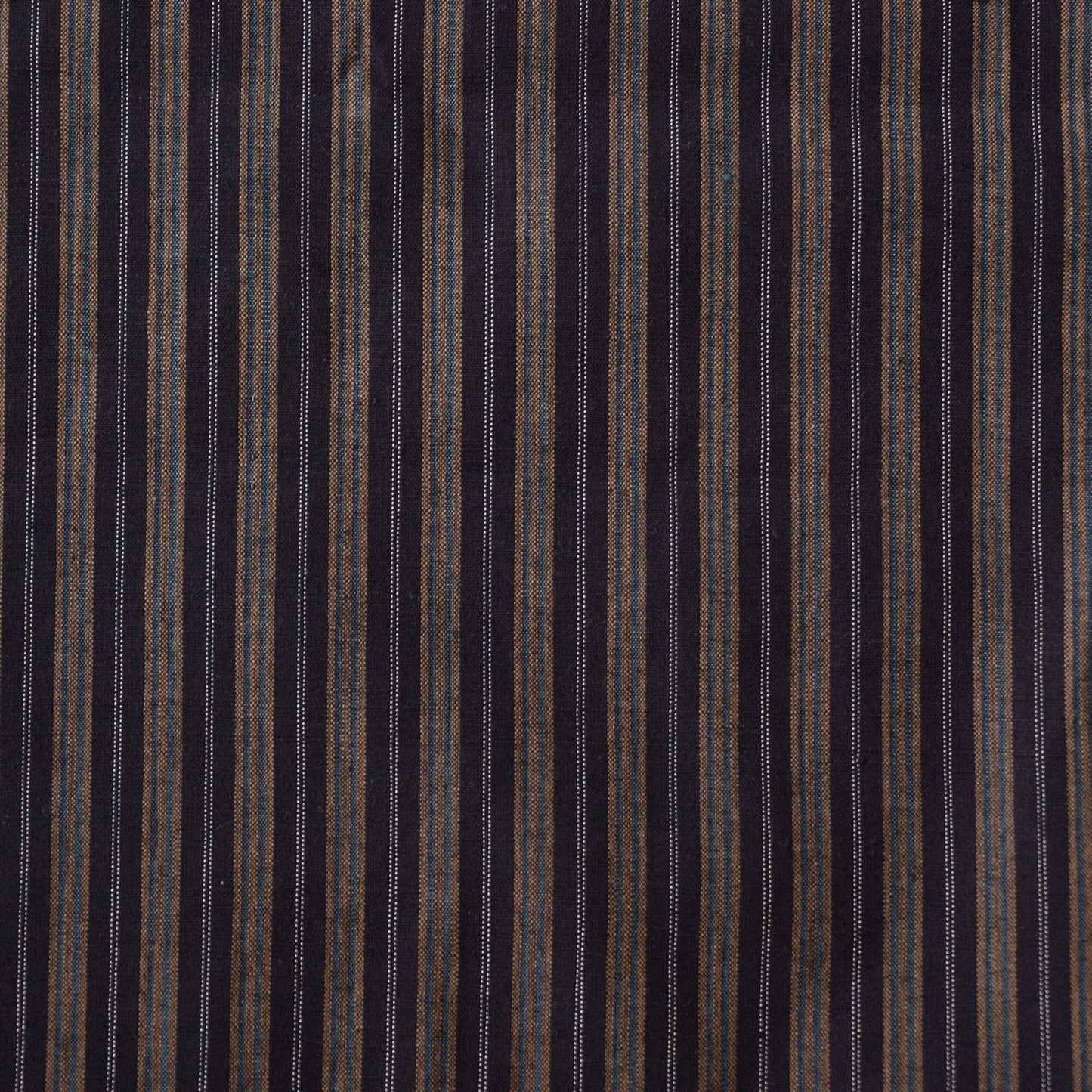 Japanese Fabric Scraps Cotton Stripe Pattern Vintage Set of 4