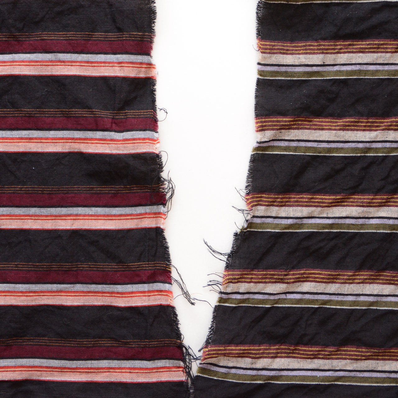 Vintage Japanese Cotton Stripes – 5 Assorted Pieces for Handcrafting B16