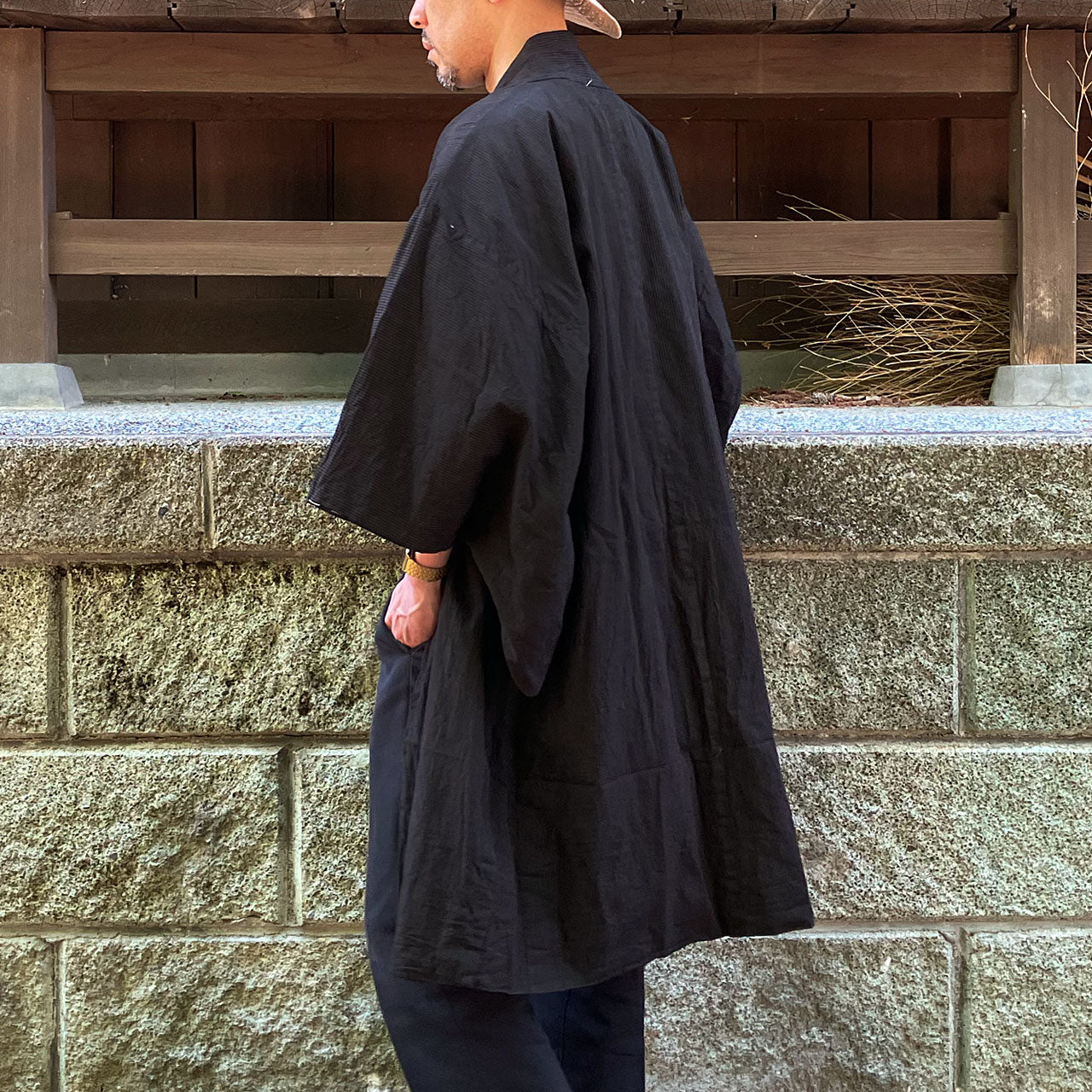 Vintage Japanese Haori Jacket Kimono Fabric Remake Material