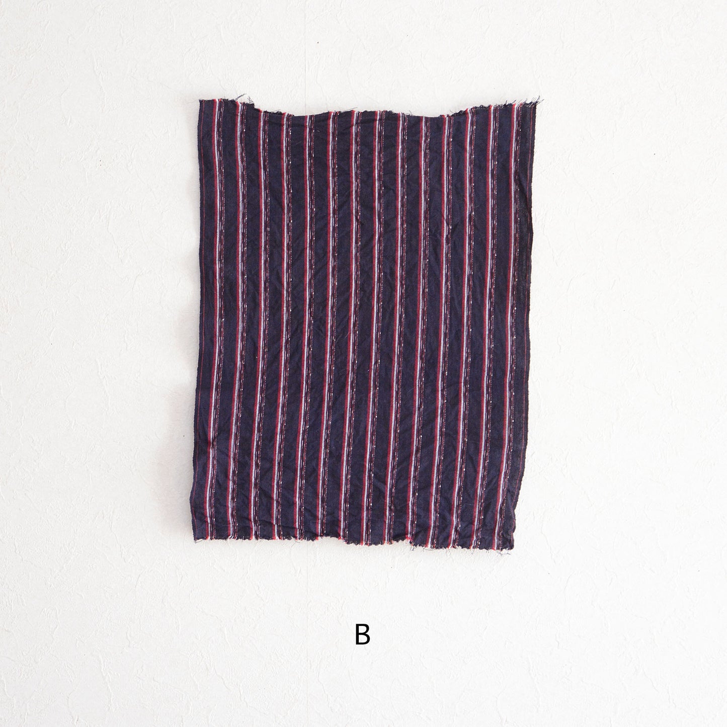 Japanese Fabric Scraps Set Cotton Stripe Pattern Vintage B7