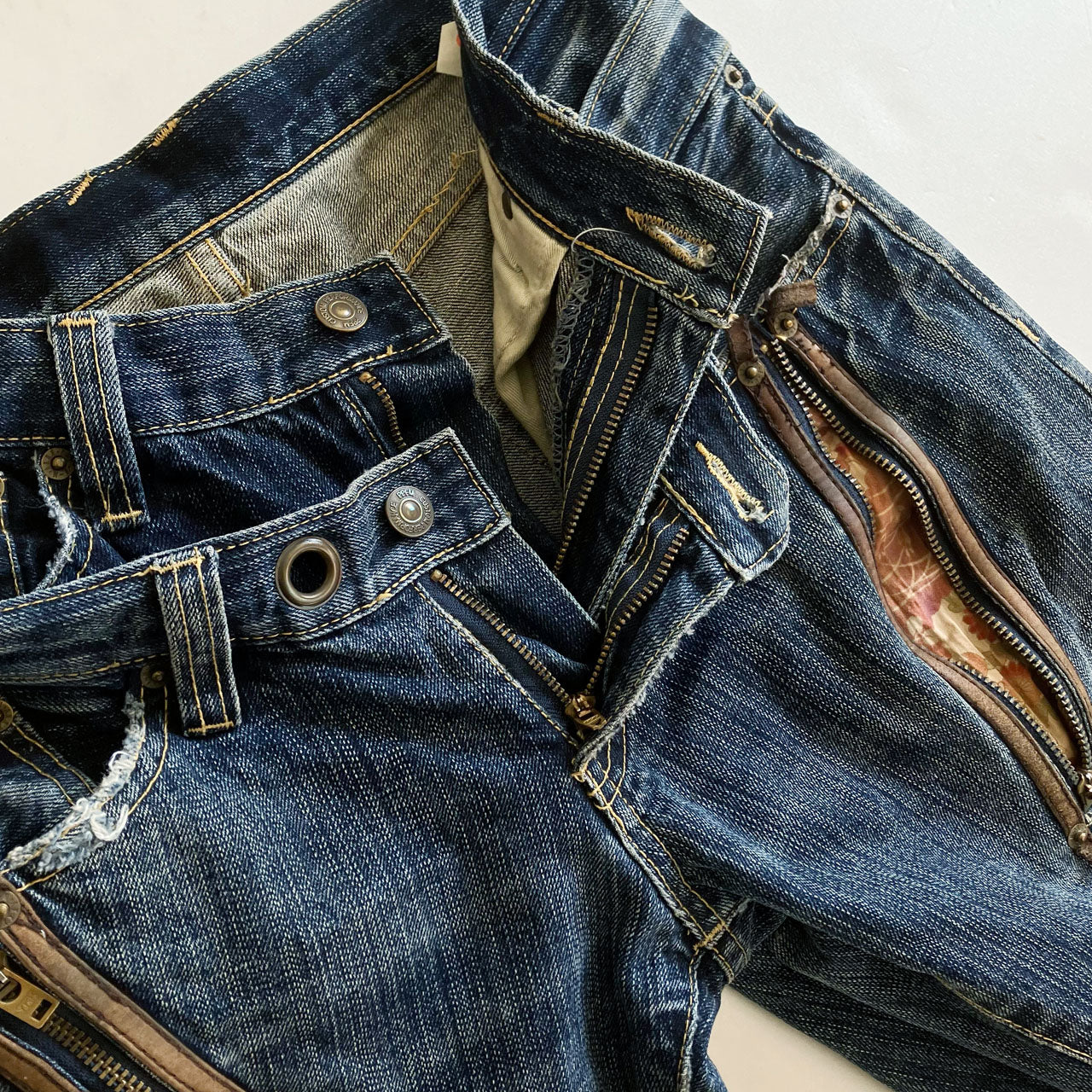 90s 00s Japanese PPFM grunge denim pants