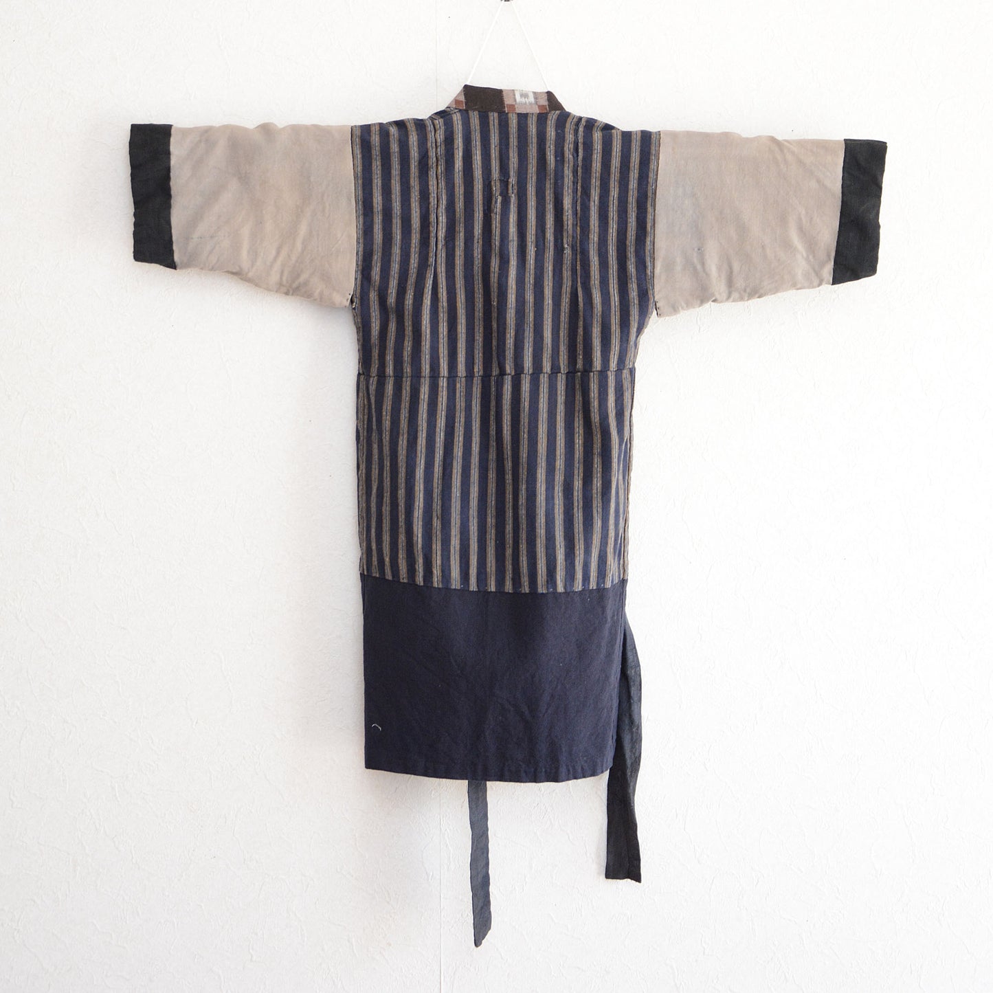 Kids Kimono Antique Japanese Fabric Cotton Vintage Boro Crazy Pattern & Kasuri