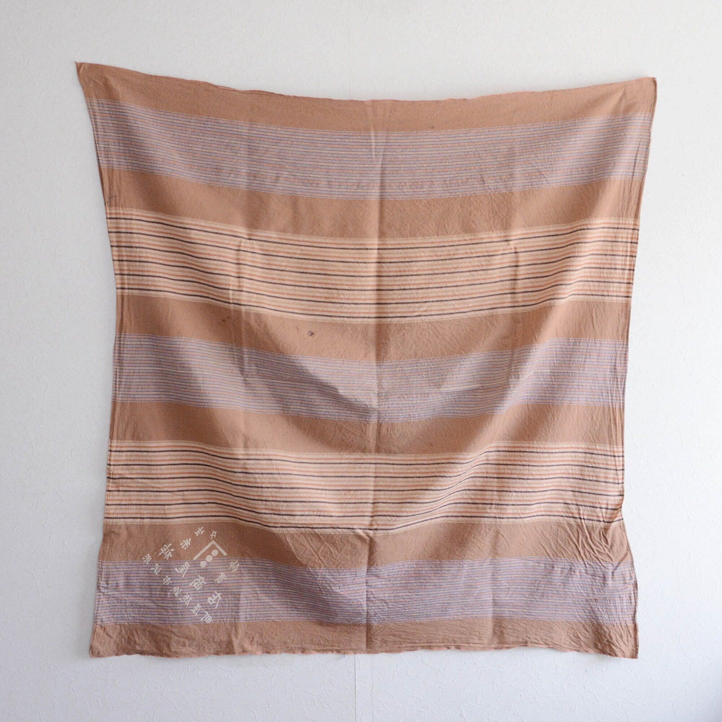 Large traditional Japanese wrapping cloth made of cotton