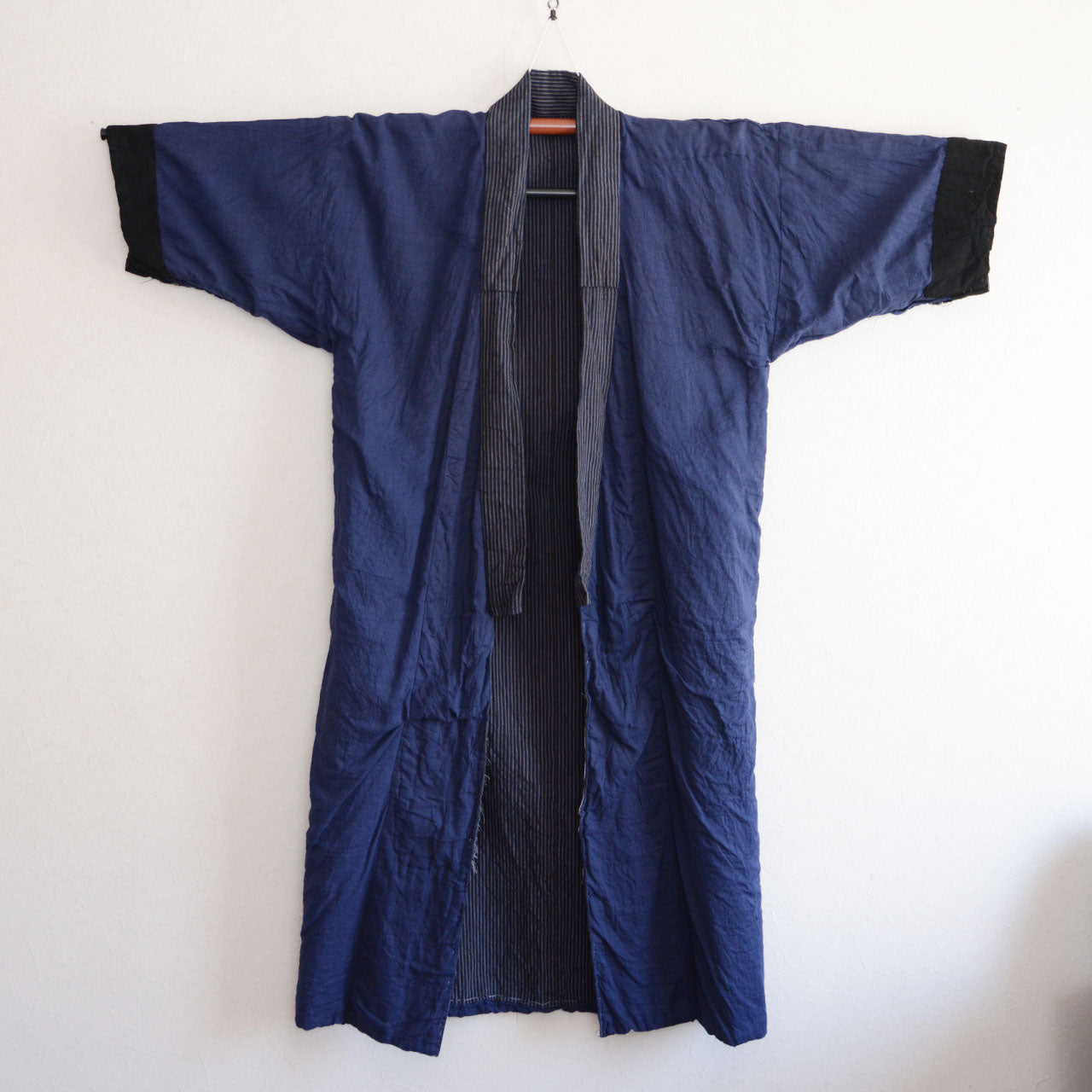 Japanese Noragi cotton kimono