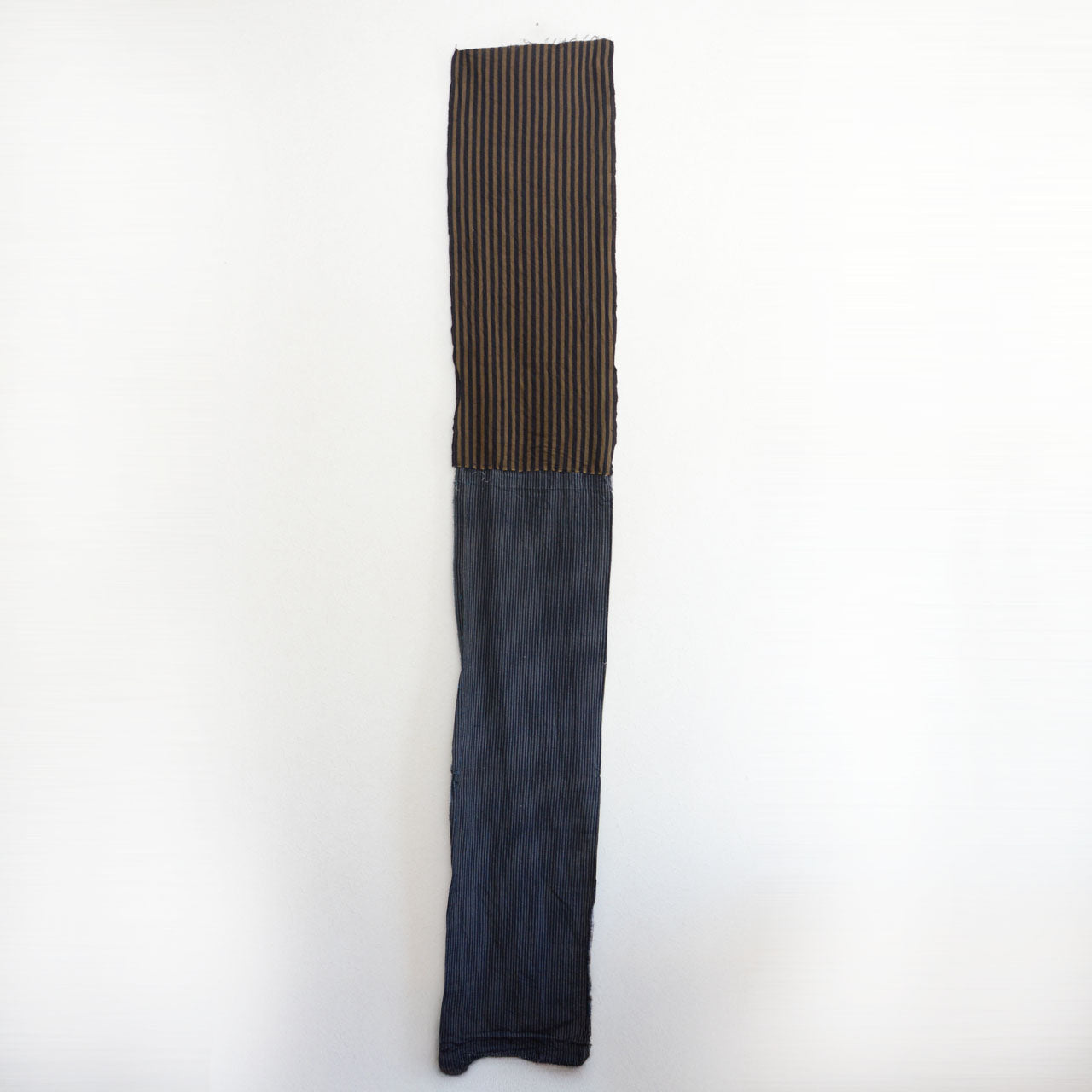 Japanese patchwork textile used as a scarf or interior decoration