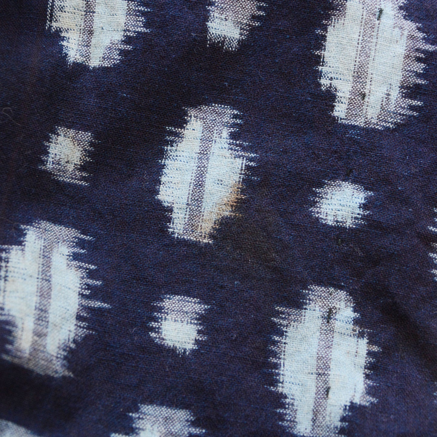 Noragi Jacket Kimono Japanese Fabric Cotton Vintage Indigo Kasuri Pattern