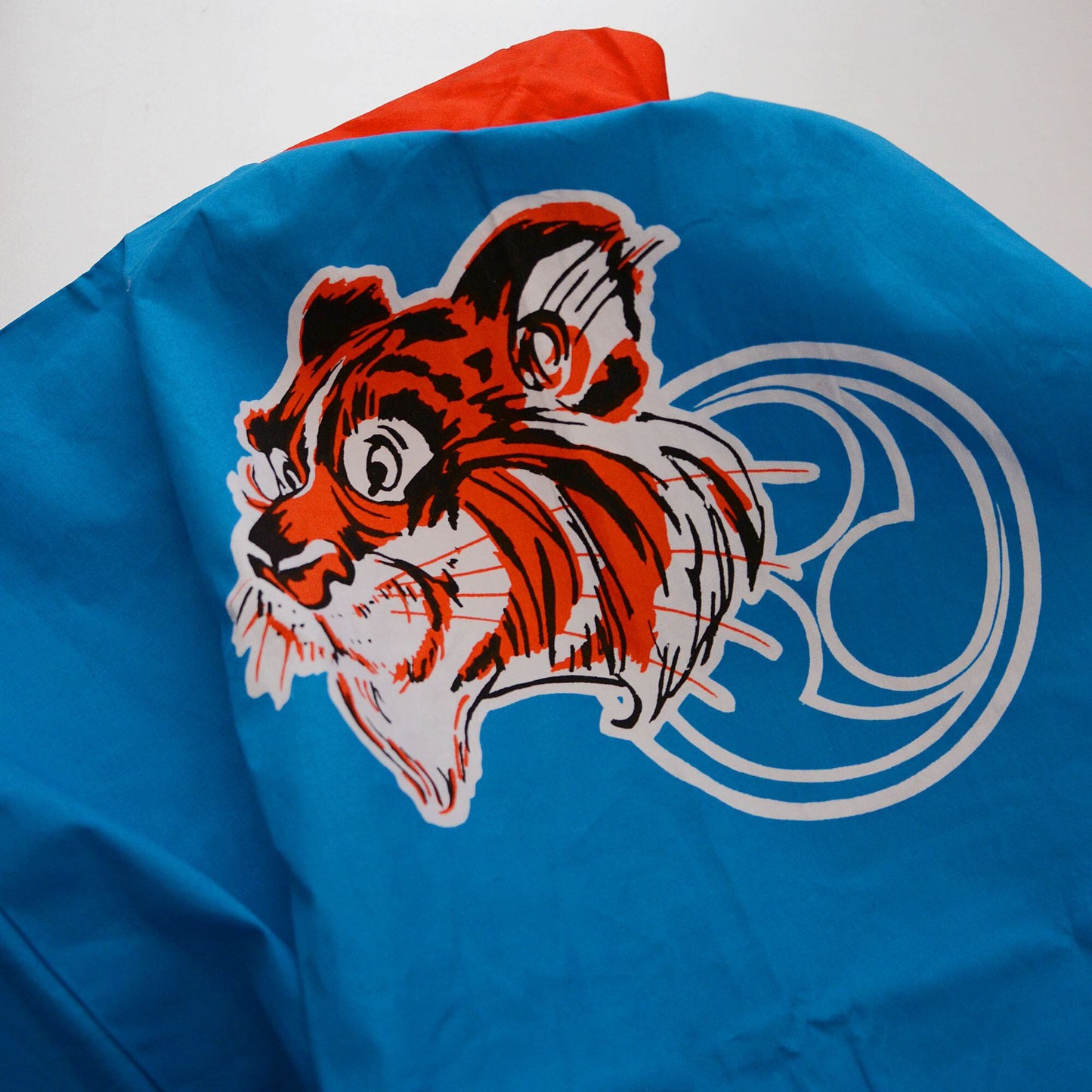 Esso Tiger Happi Coat Men Hanten Hanten Jacket Japan Vintage Deadstock 1