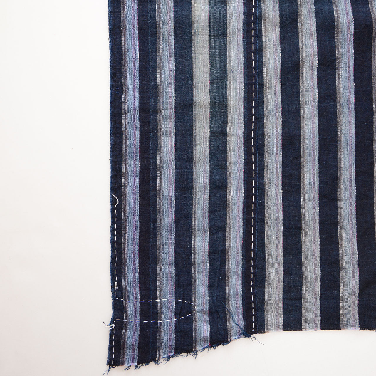 Rustic Japanese vintage fabric ideal for upcycling and crafts
