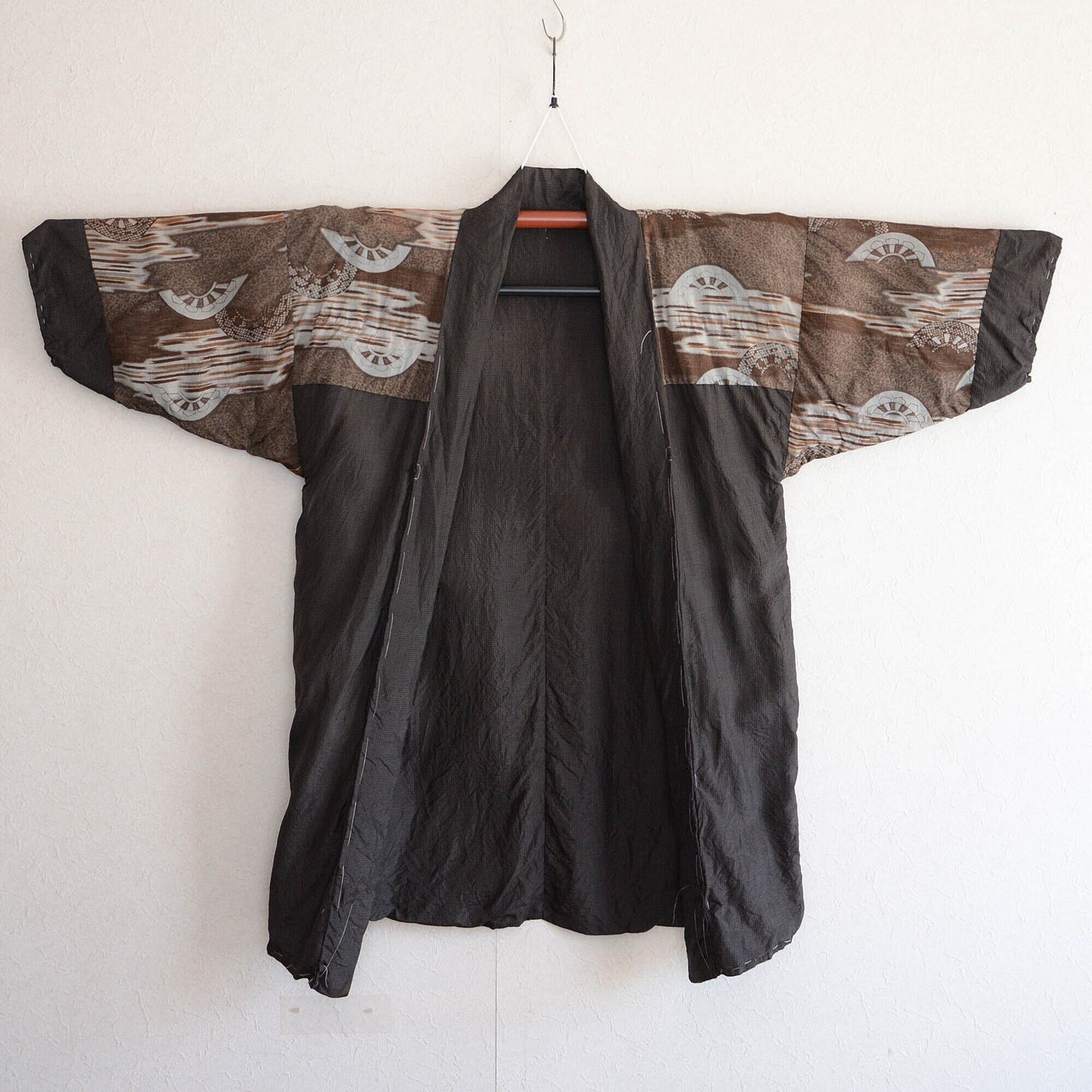 Haori Jacket Kimono Remake Material Japan Vintage