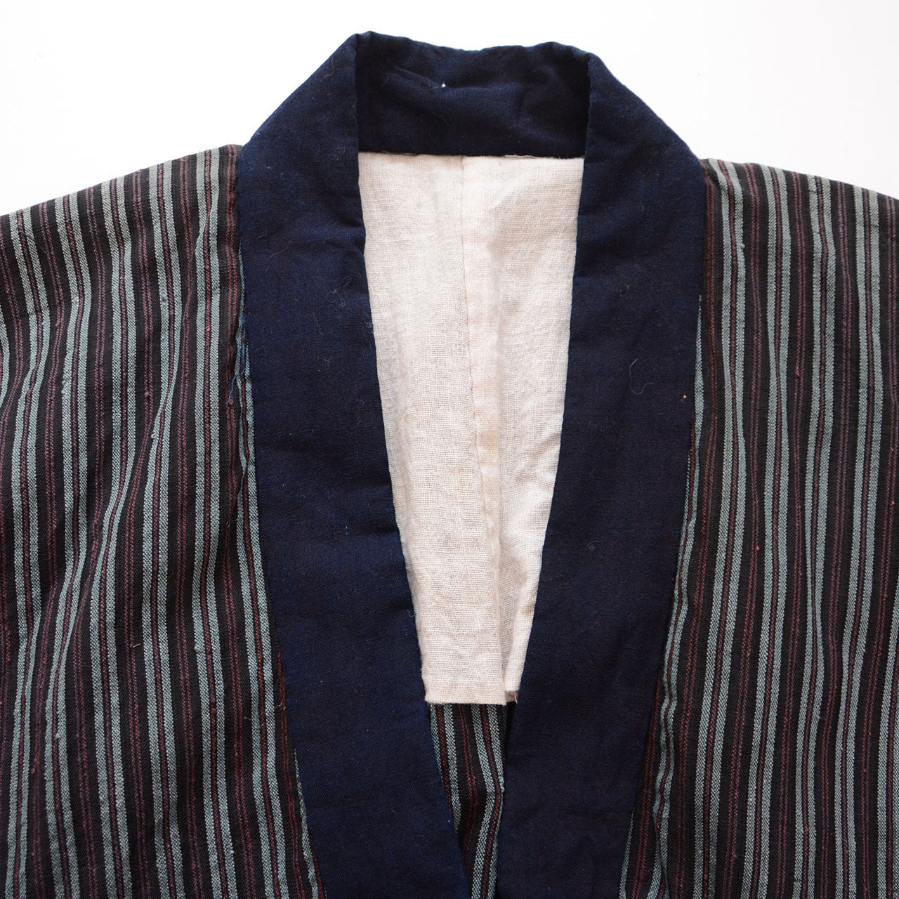 Traditional Japanese Indigo Noragi with Cotton Fabric