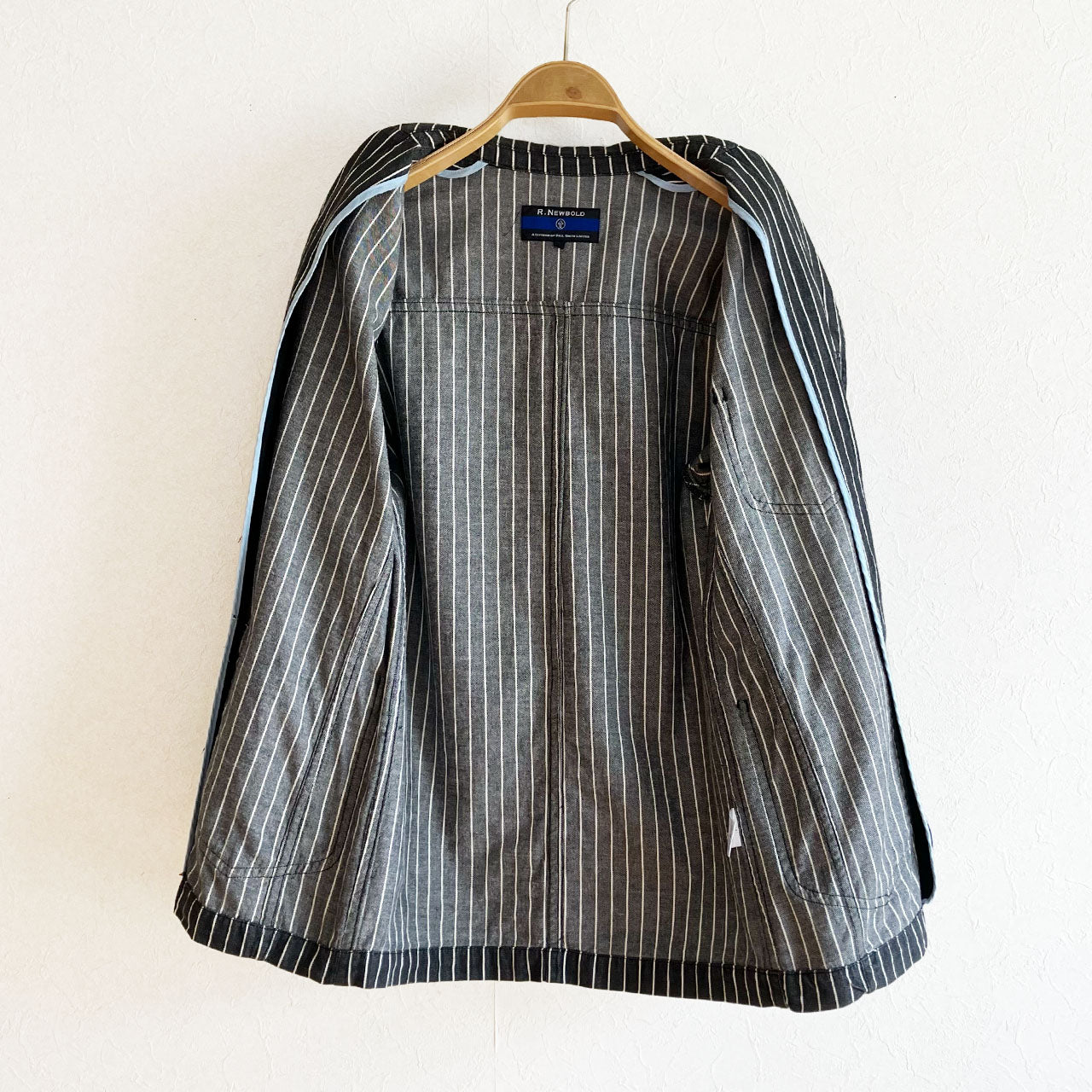 R.NEWBOLD cotton tailored blazer 90s style