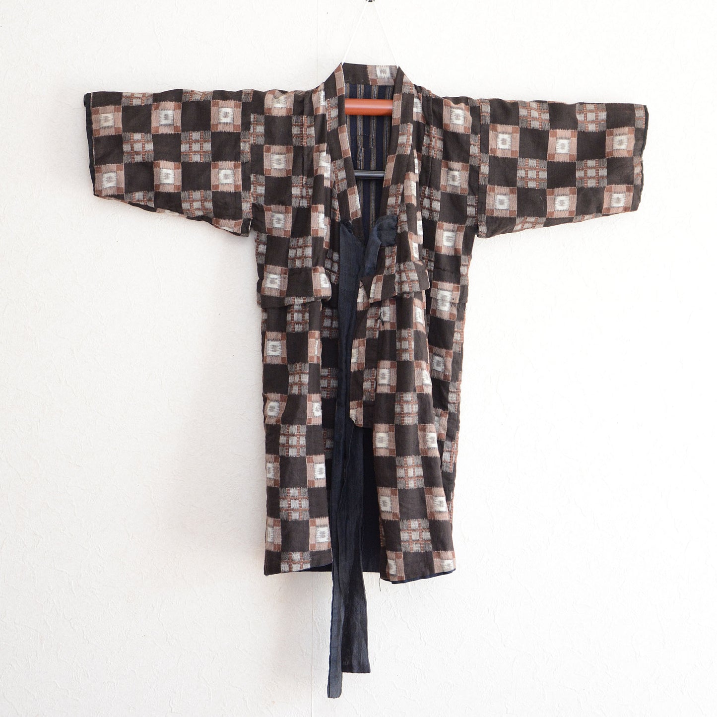Kids Kimono Antique Japanese Fabric Cotton Vintage Boro Crazy Pattern & Kasuri
