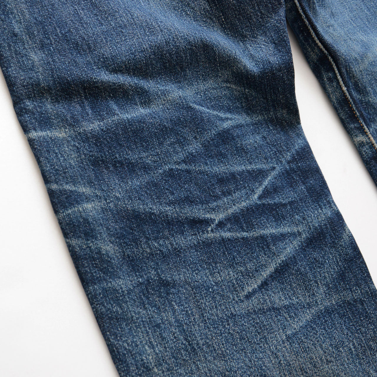 Levi's 501 denim, W31 L32 tagged size, faded indigo, 100% cotton, 2009 vintage