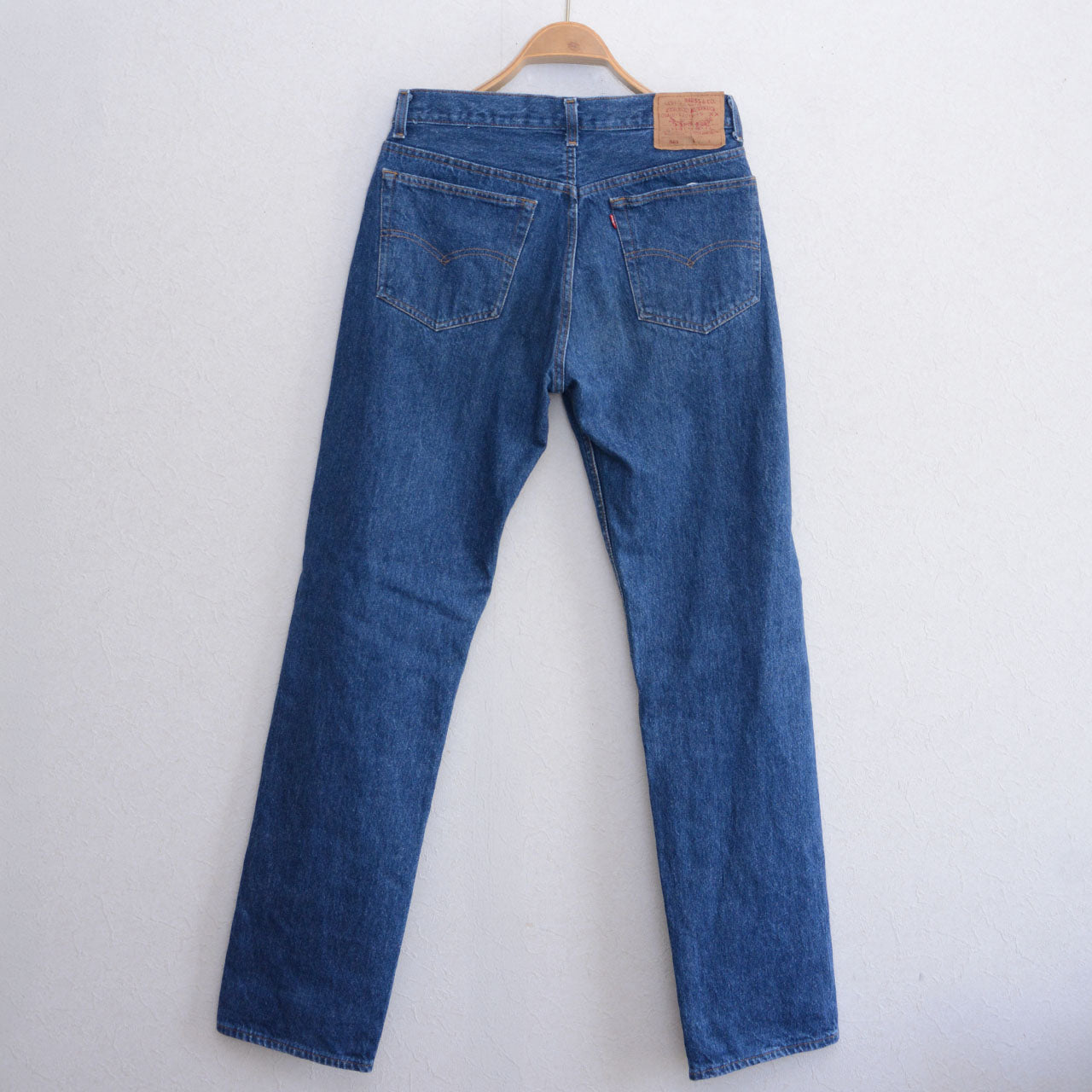 Levi's 501 jeans, circa 1992, made in USA, Levi's Japan exclusive, indigo blue
