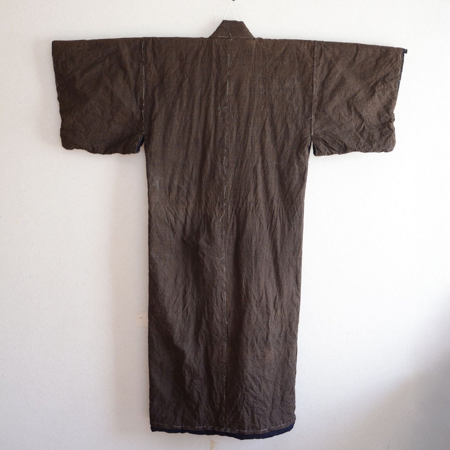 Kimono Padded Jacket Tanzen Indigo Japanese Fabric Cotton Vintage