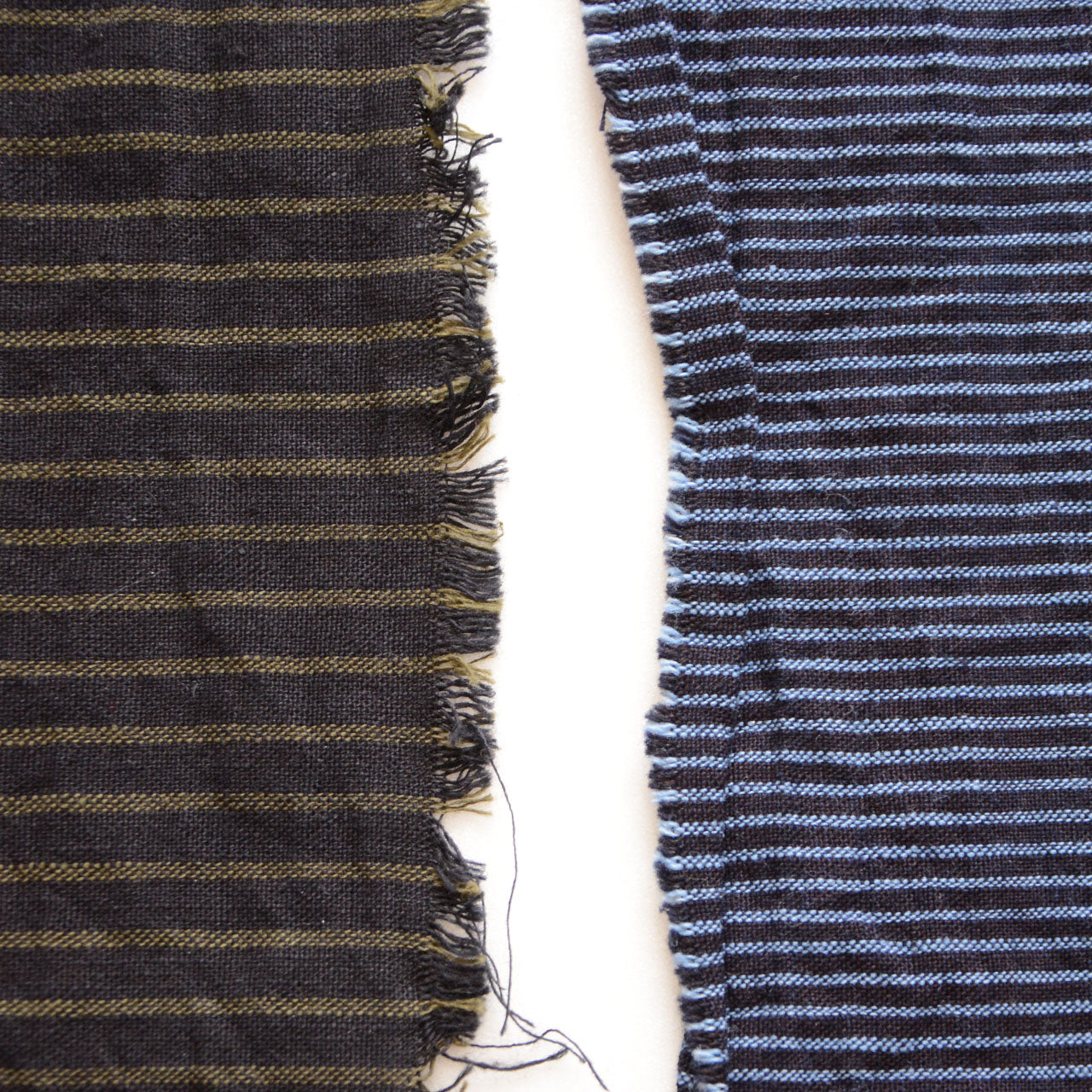 Striped and checked cotton fabrics from mid-20th century Japan
