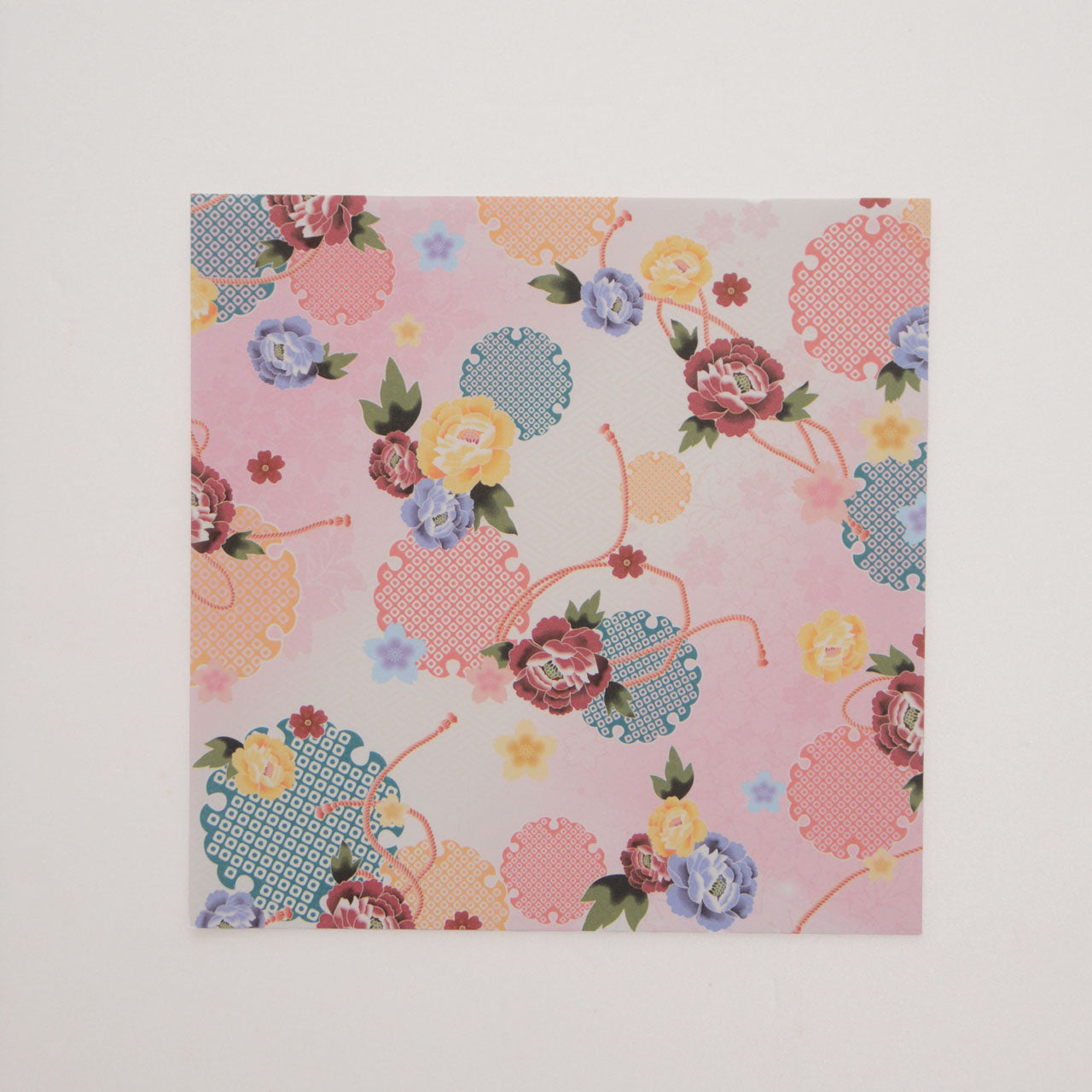 Traditional Japanese patterned origami sheets