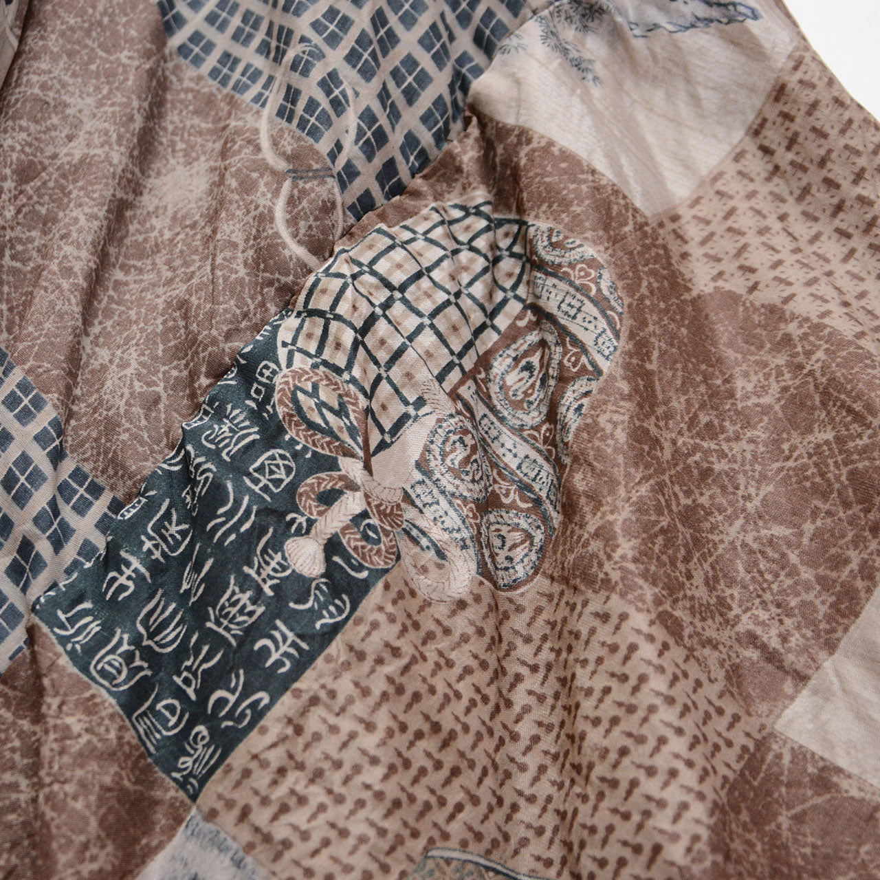 Vintage Japanese Men's Haori Kimono | Traditional Patterned Jacket | Antique Kimono Coat