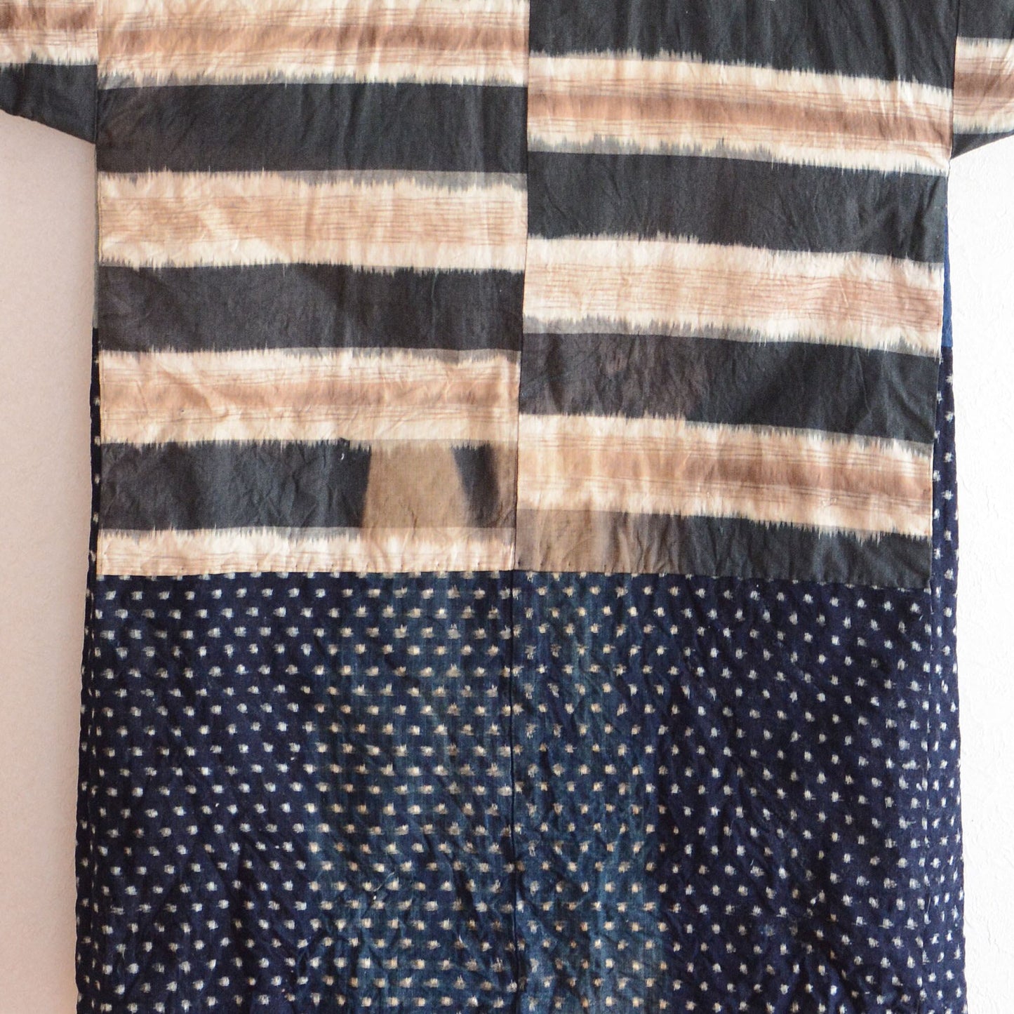 boro hanten jacket haori kimono indigo kasuri fabric japan vintage